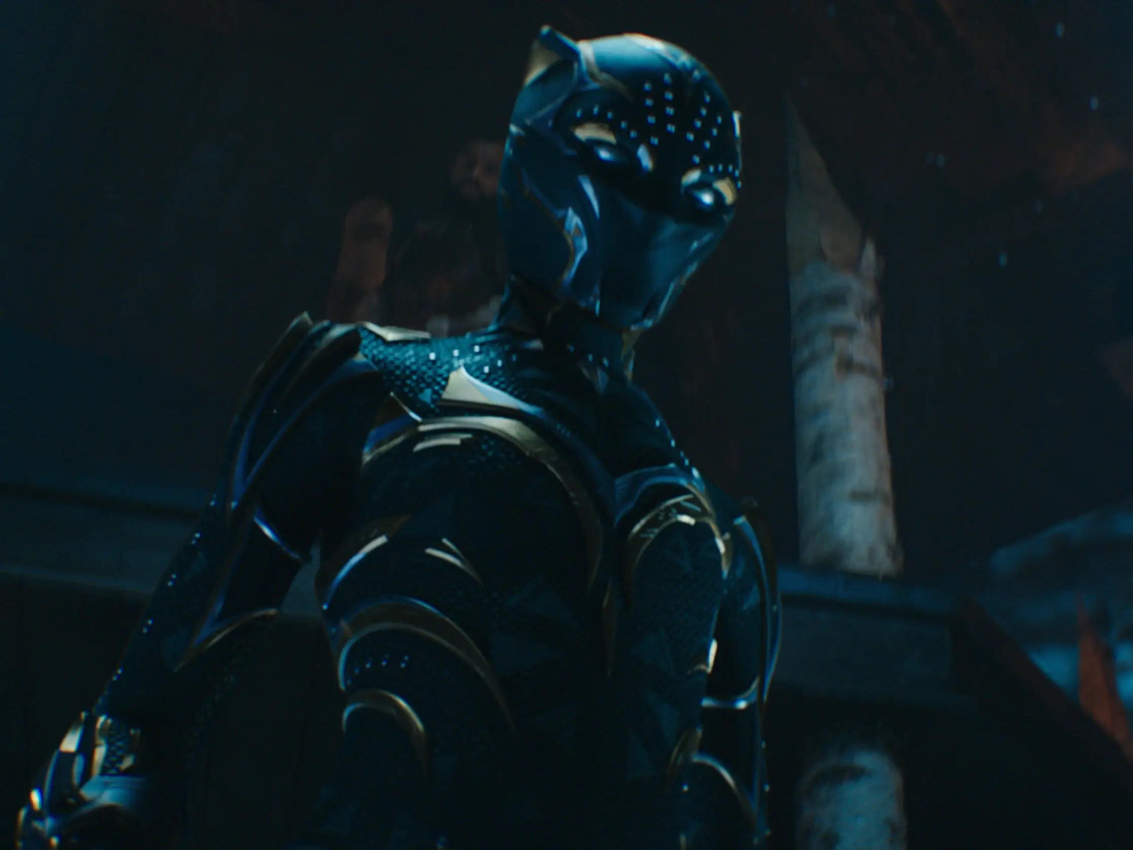 Shuri as the Black Panther in 