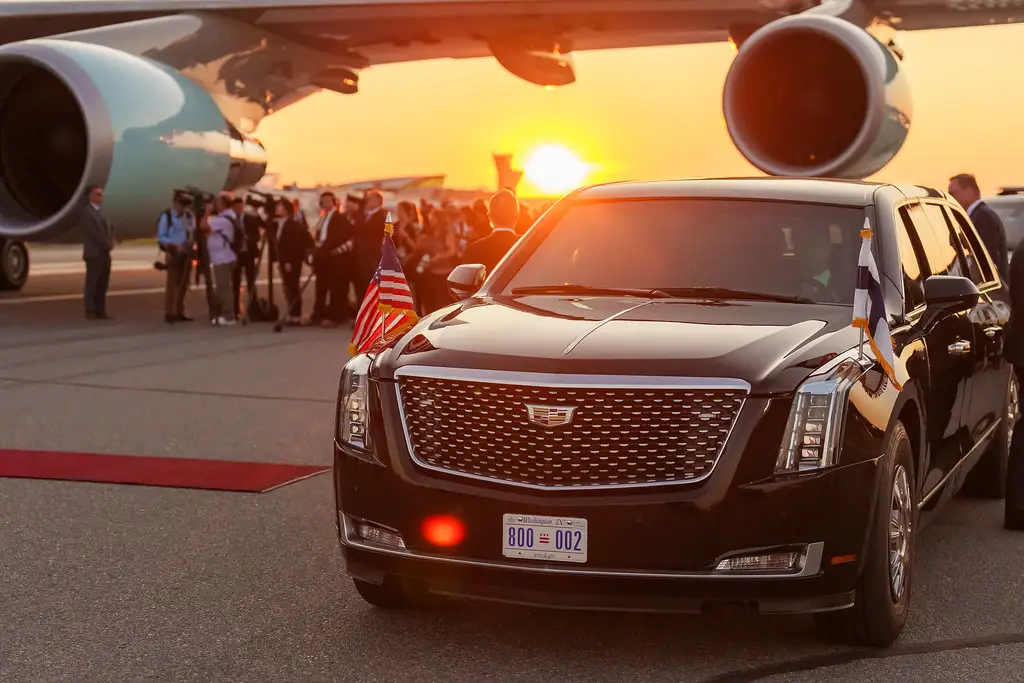 The Presidential limousine