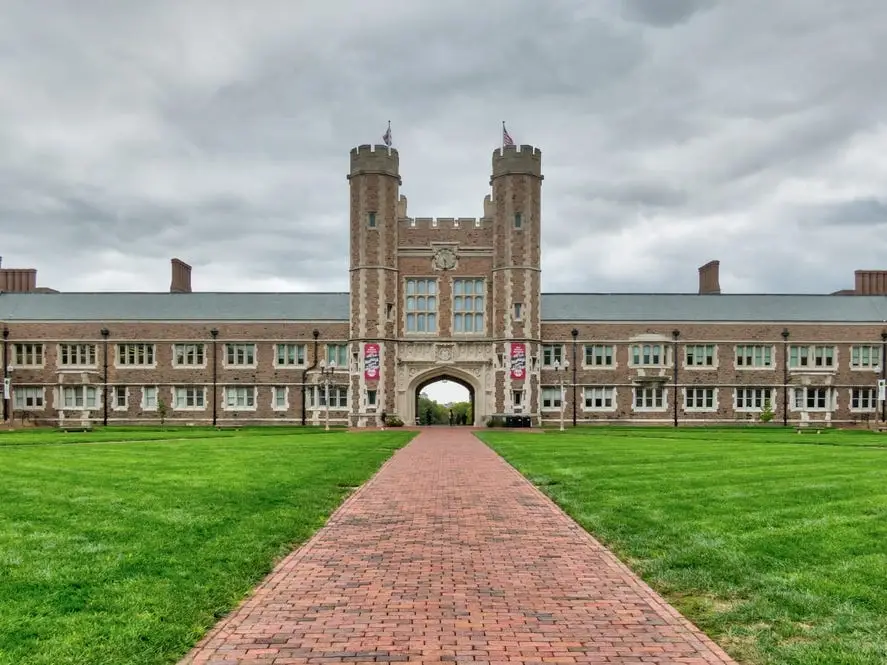 Brookings Hall on the Danforth Campus of Washington University.