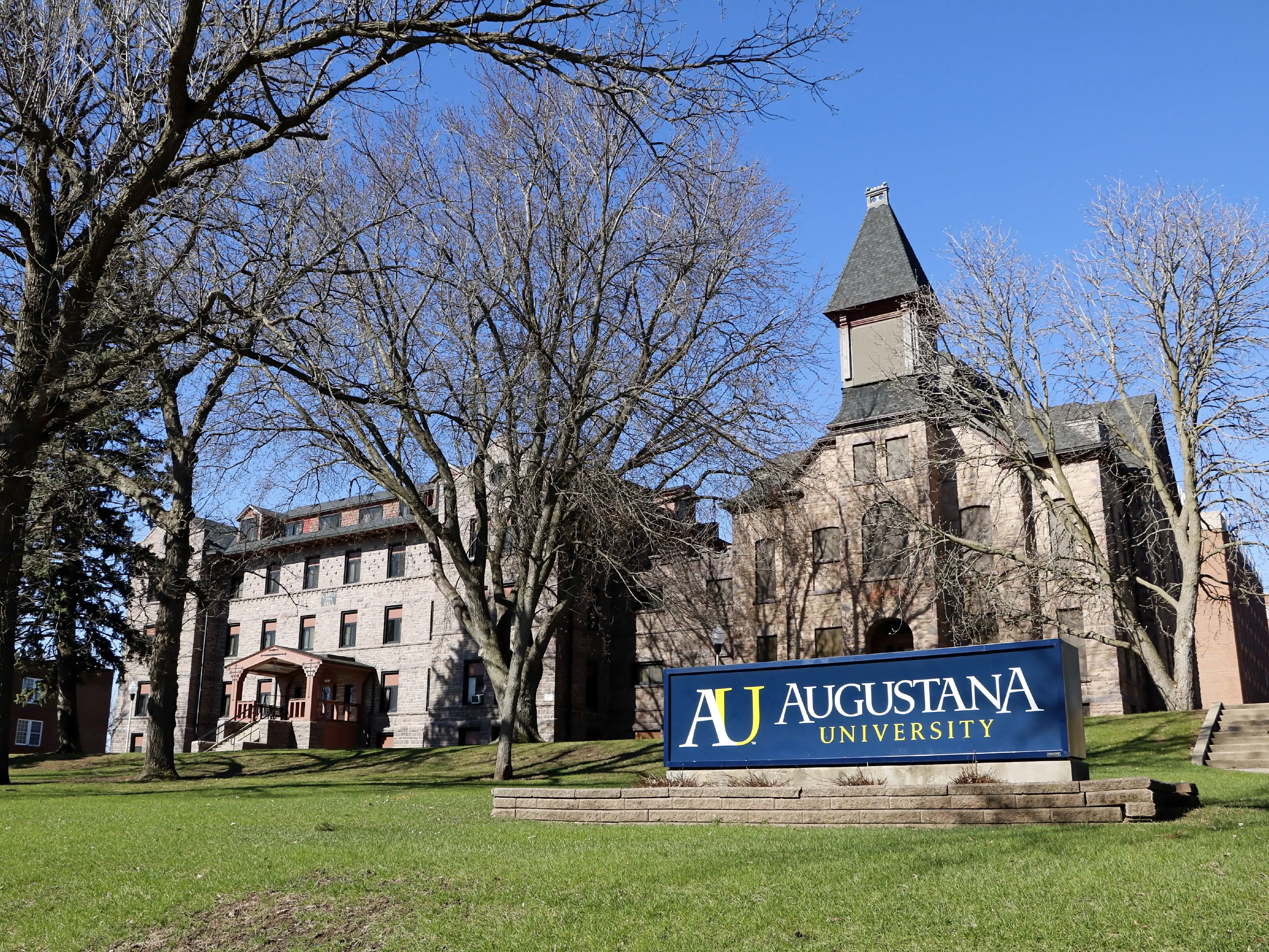 Augustana University's main entrance.