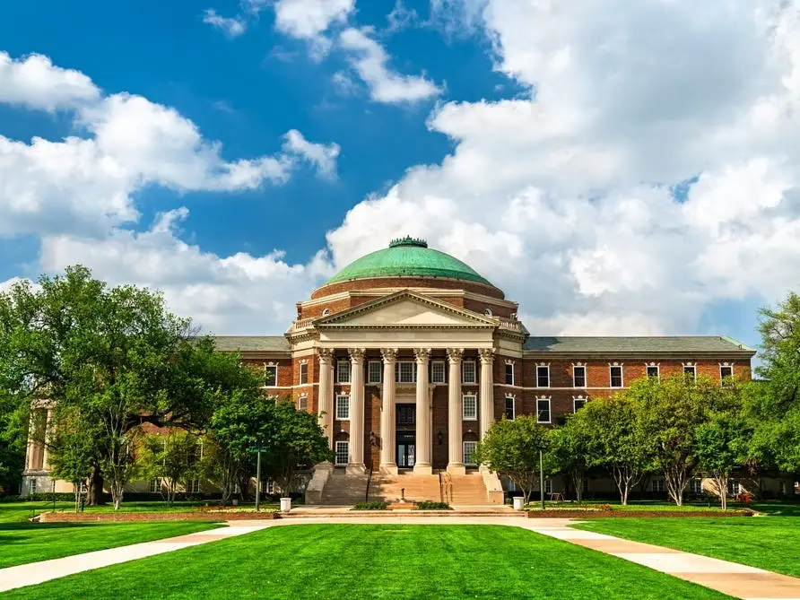 Dallas Hall at the Southern Methodist University.