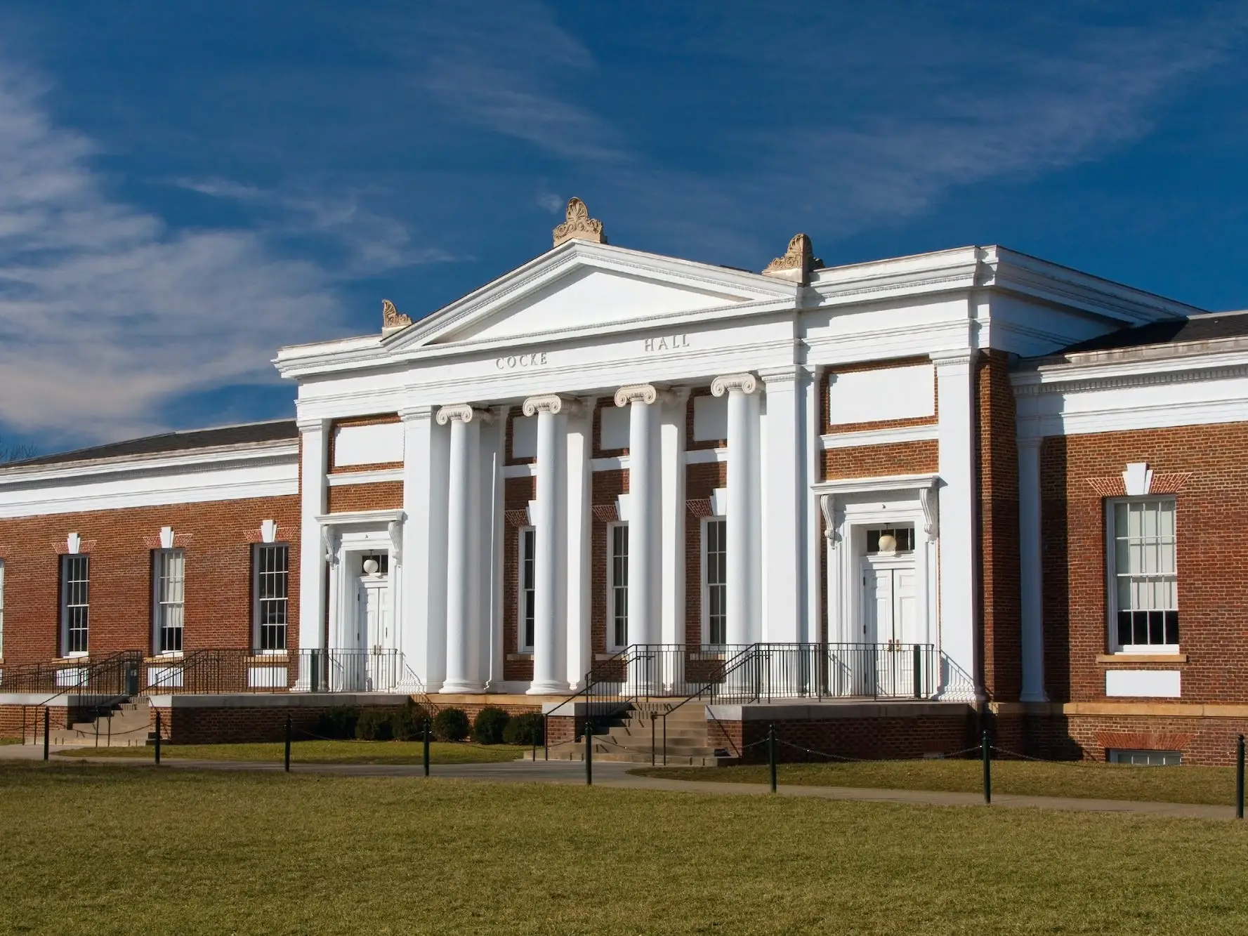 Cocke Hall at the University of Virginia.
