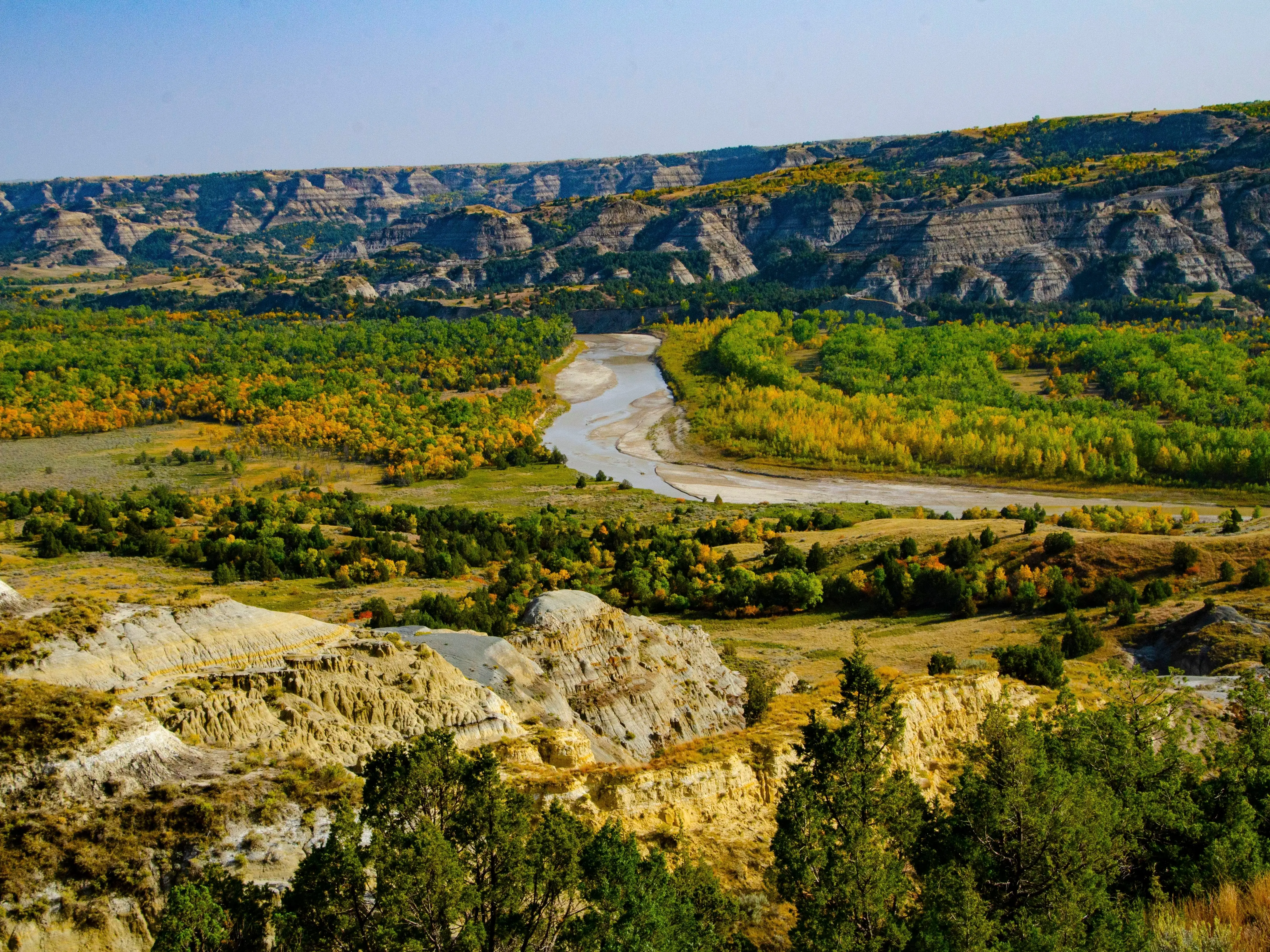 River Bend Overlook at Theodore Roosevelt National Park.