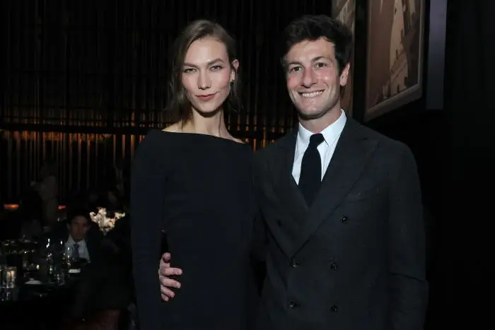 Karlie Kloss and Joshua Kushner at the Fortune Global Forum.
