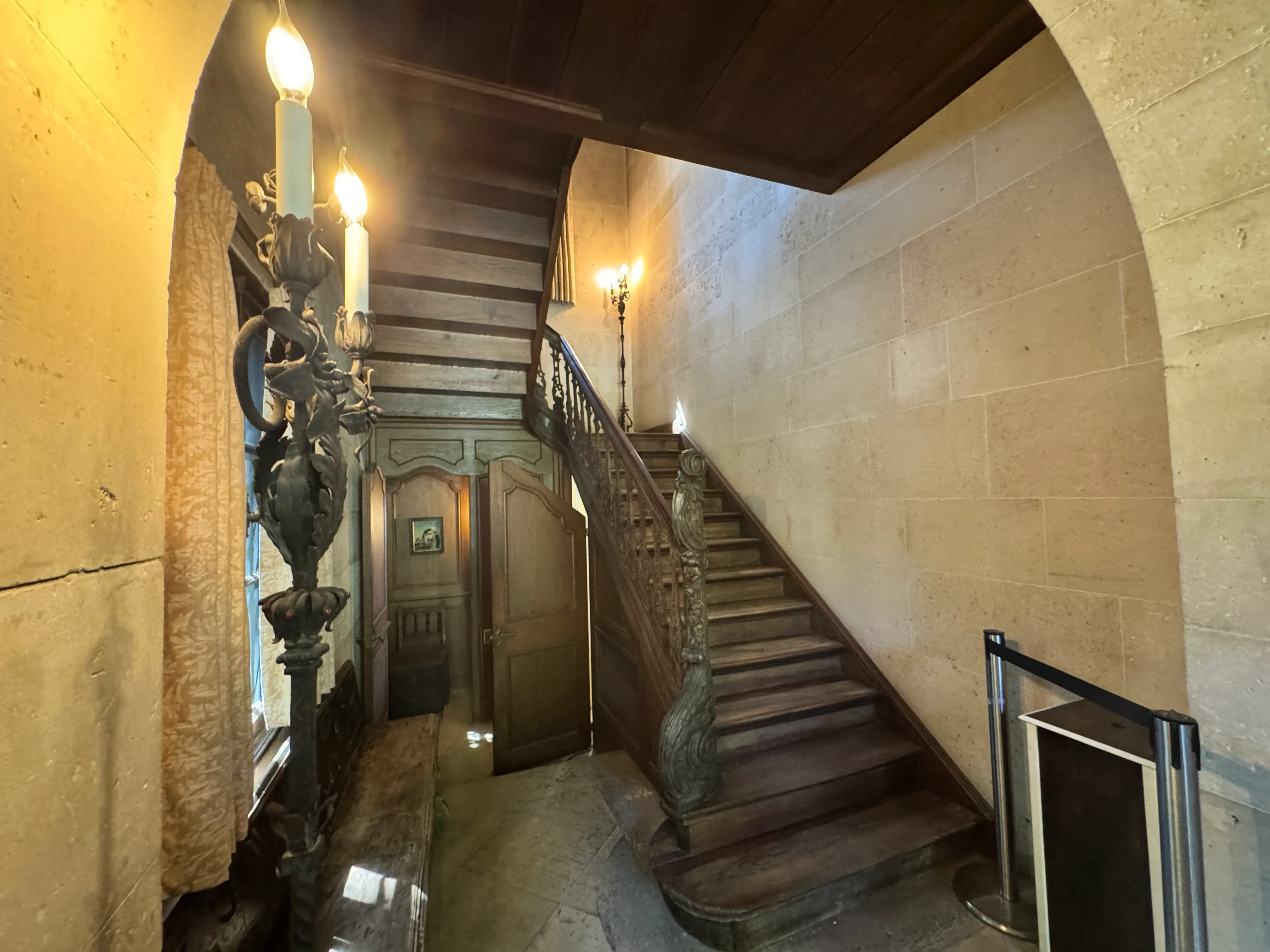 belgian staircase at vanderbilt