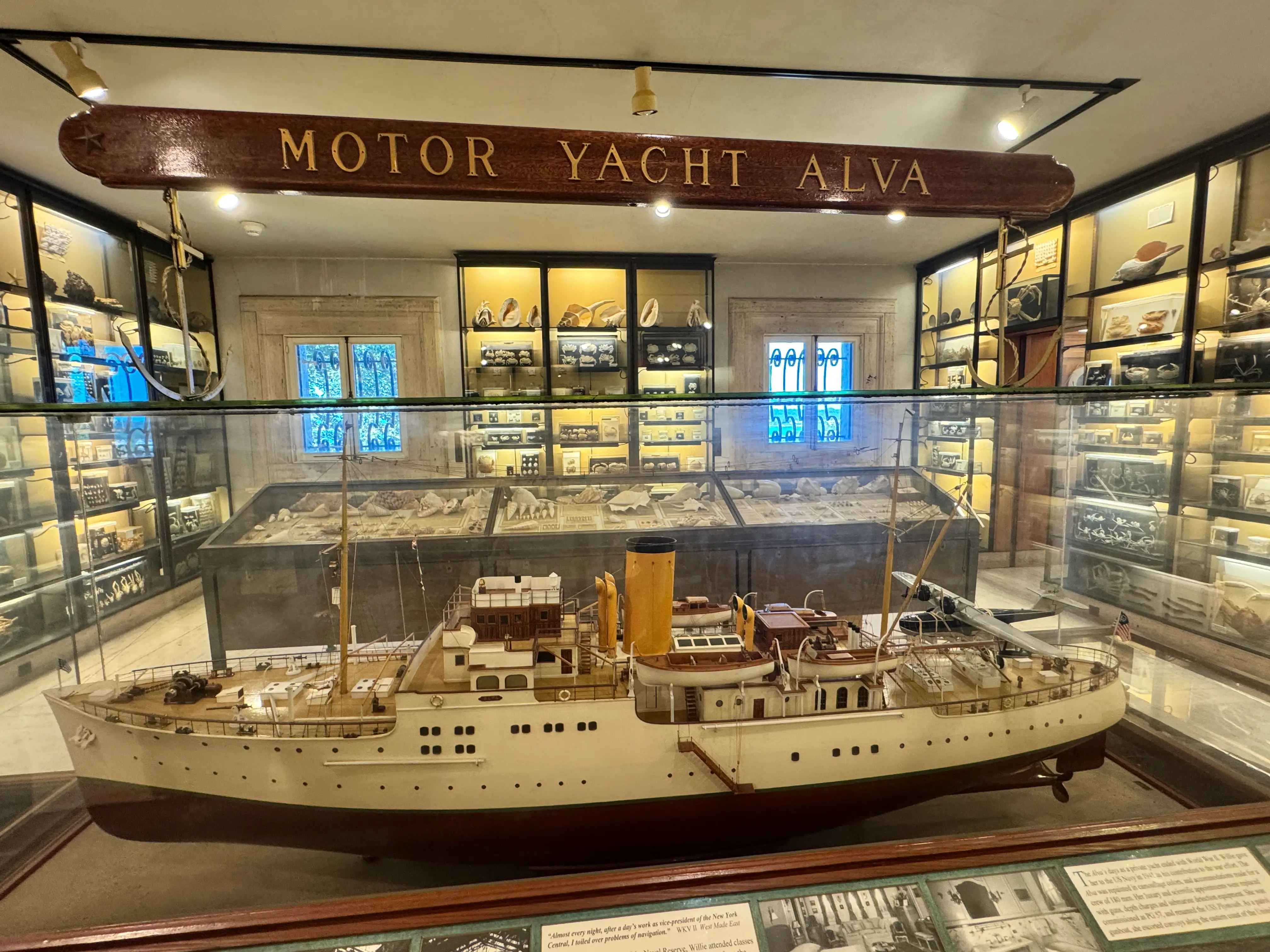 alva model at the vanderbilt museum