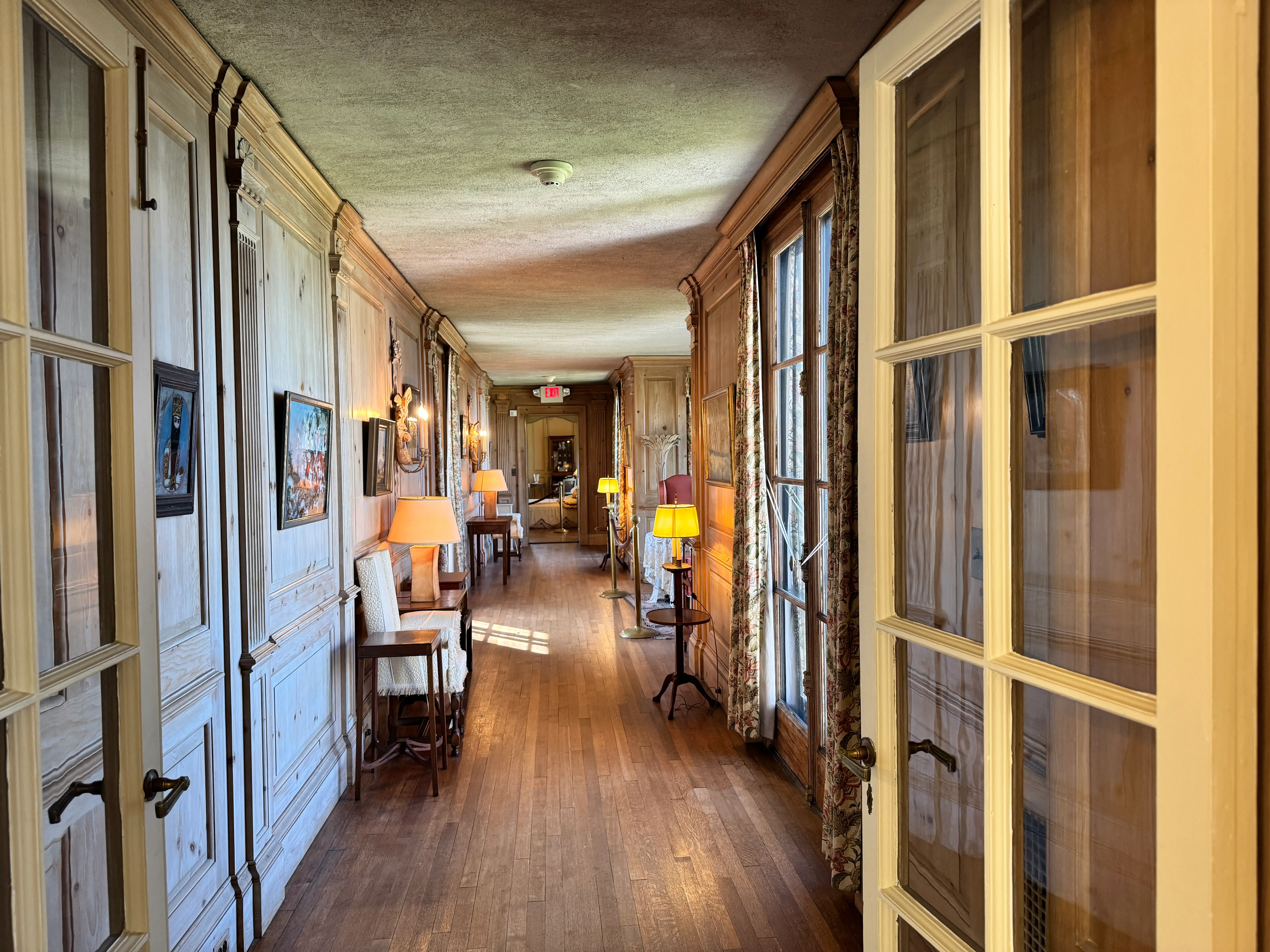 hallway from william room to rosamund vanderbilt