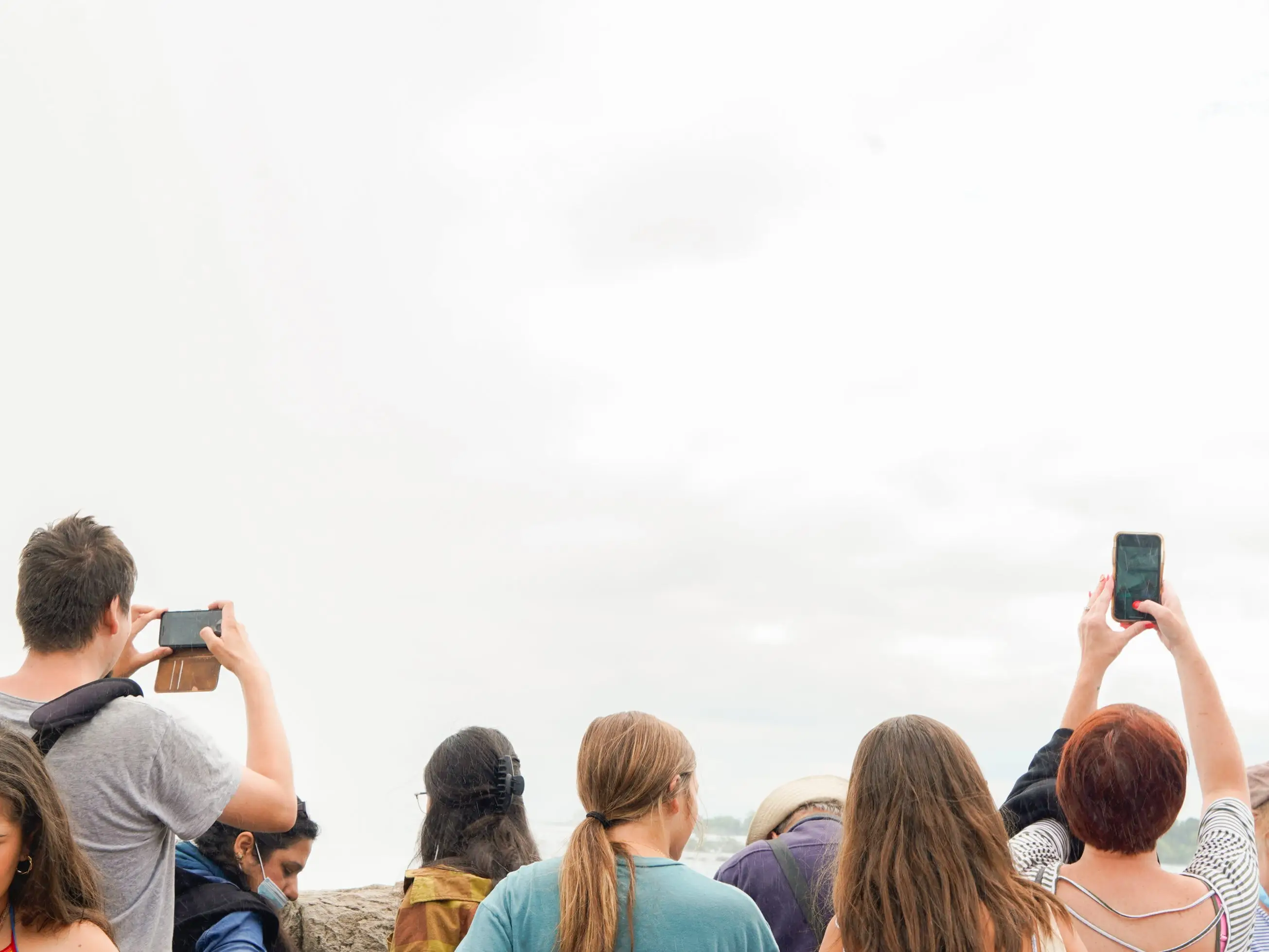 Crowds at Niagara Falls