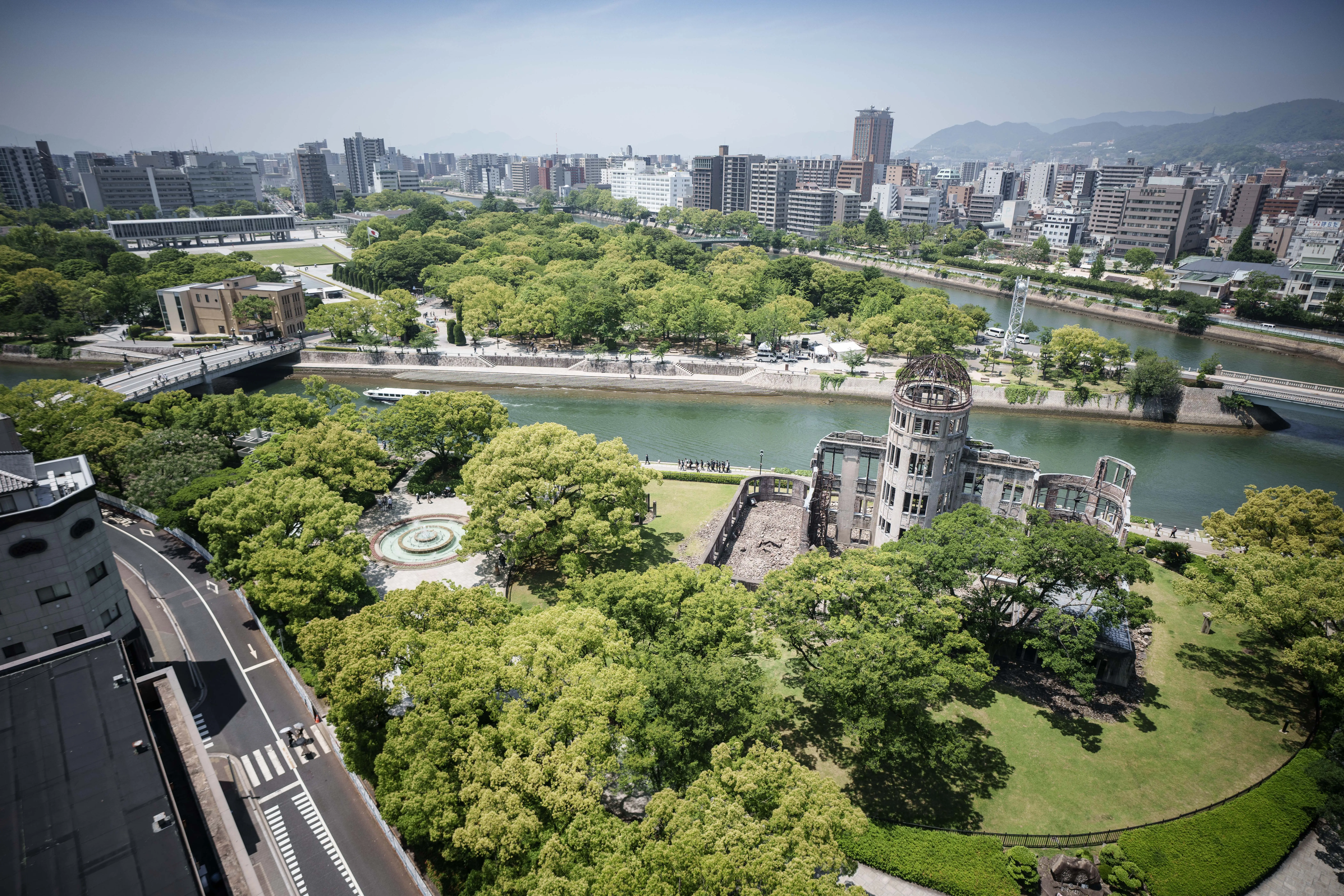 hiroshima memorial dome, japan