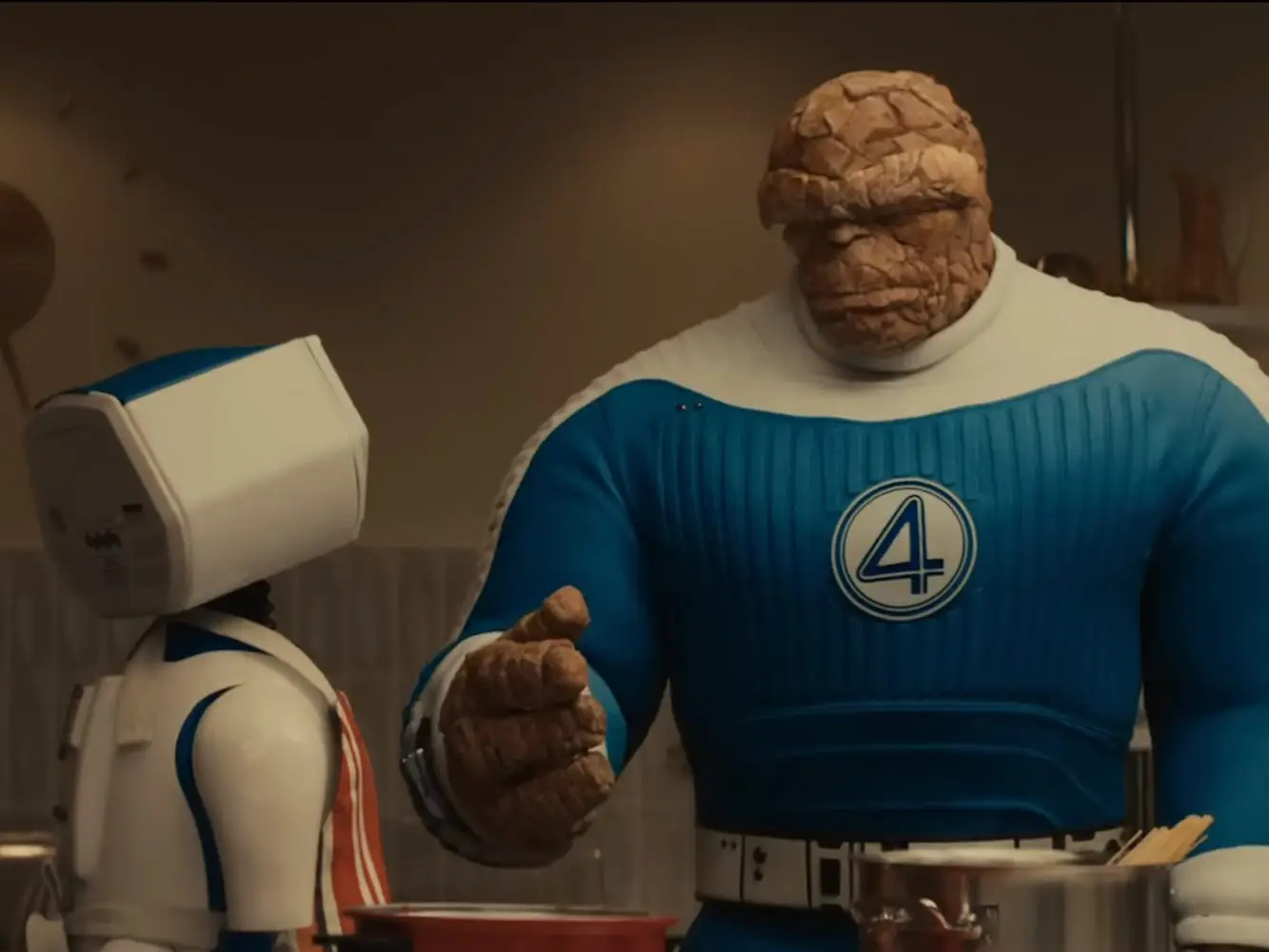 Ebon Moss-Bachrach as Ben Grimm/The Thing in 