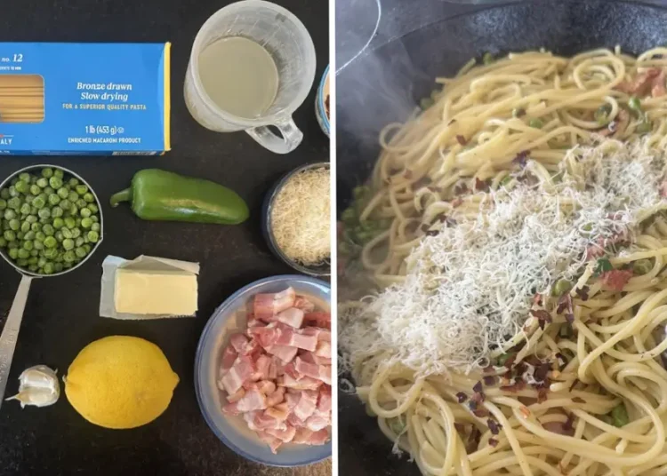 I made Gordon Ramsay’s 10-minute veggie pasta. It’s one of my new go-to summer dinners.