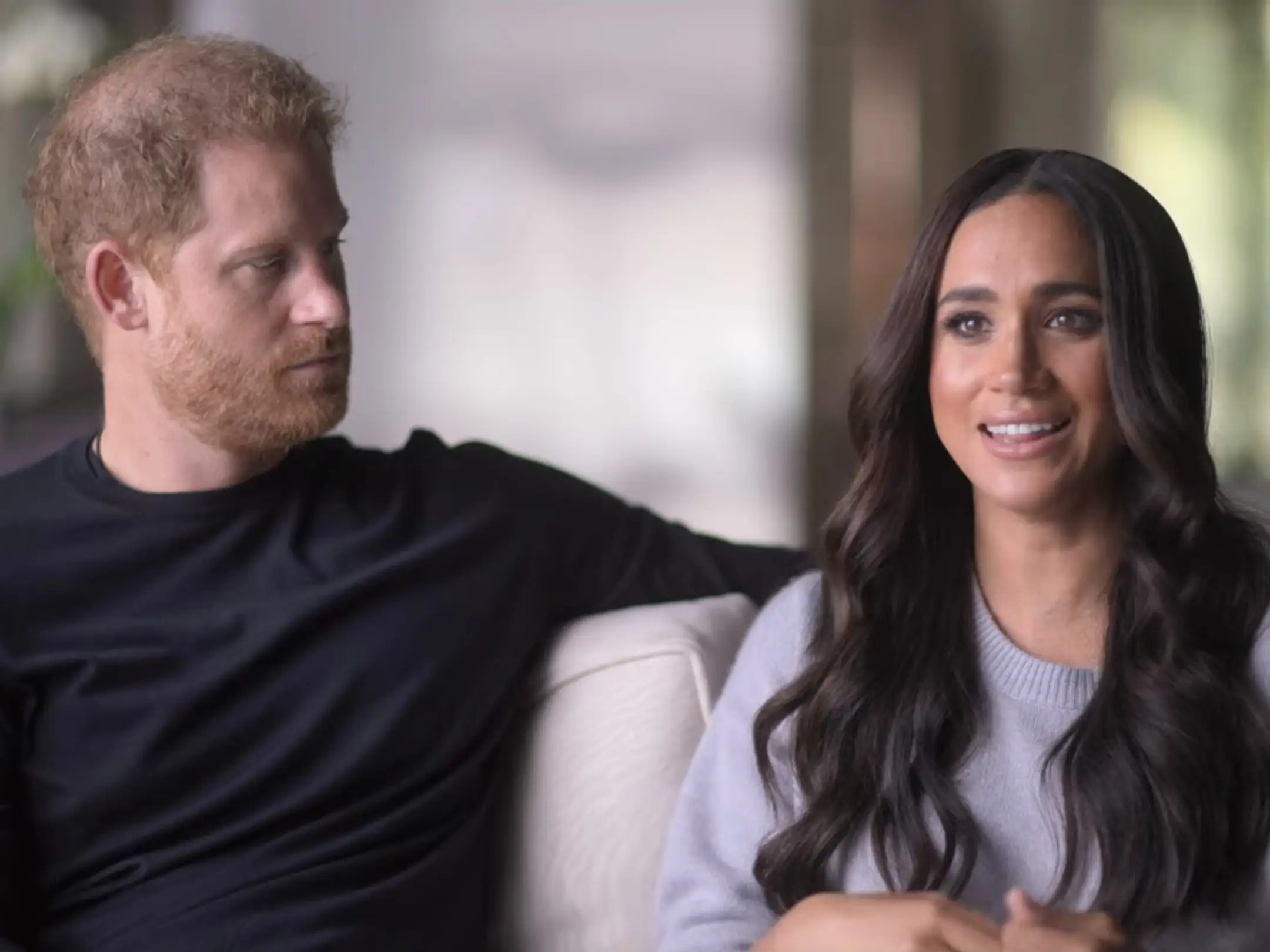 Prince Harry and Meghan Markle in their Netflix docuseries 