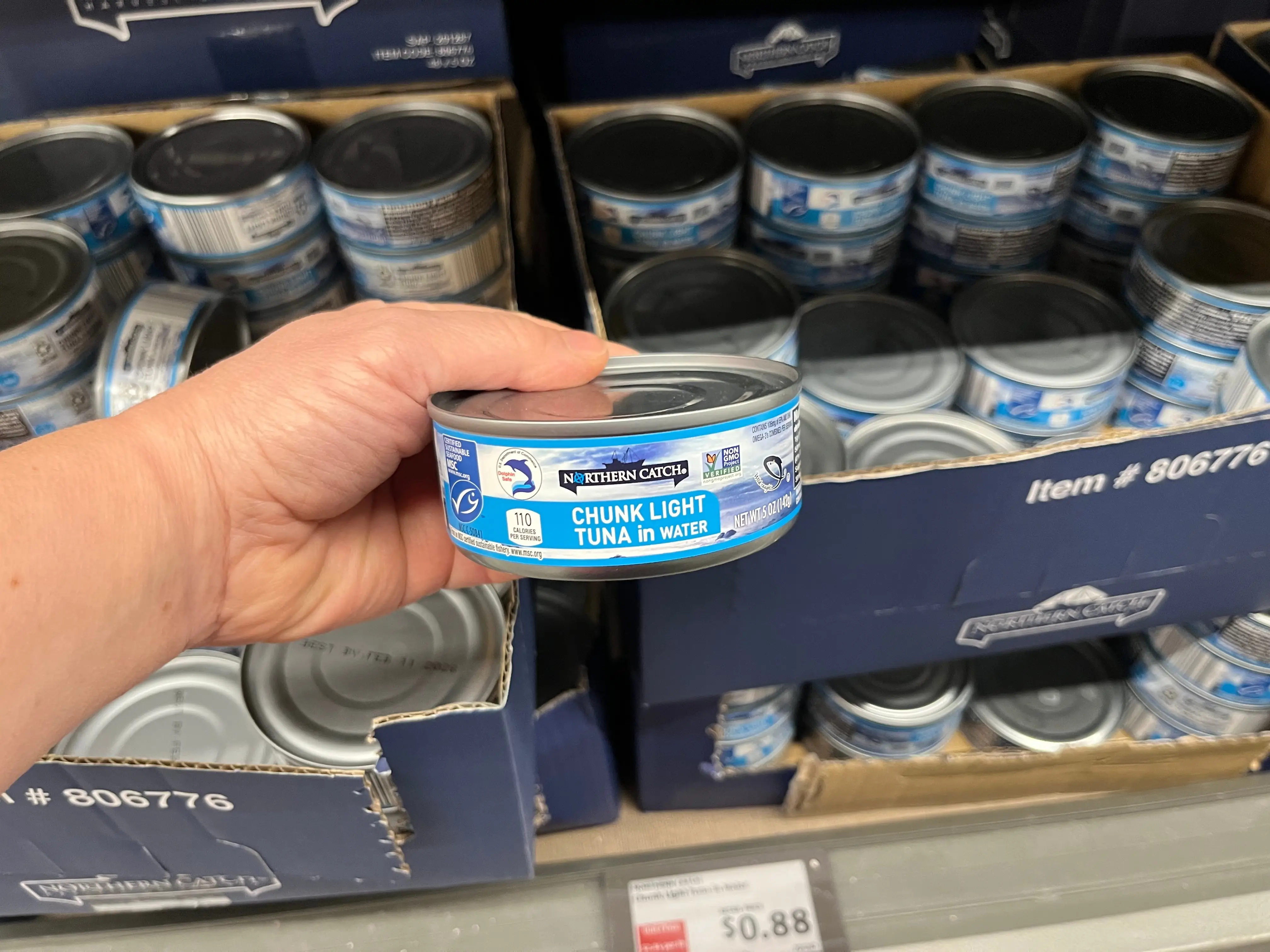 canned tuna at aldi