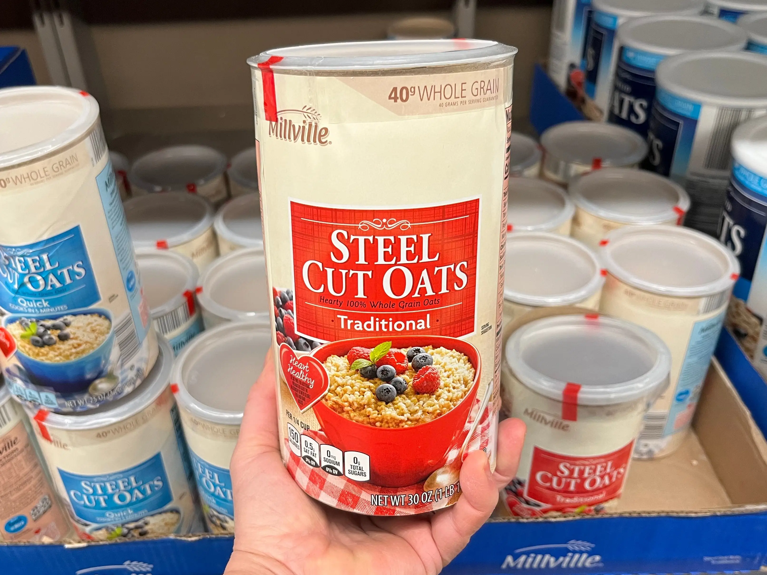 steel cut oats at aldi