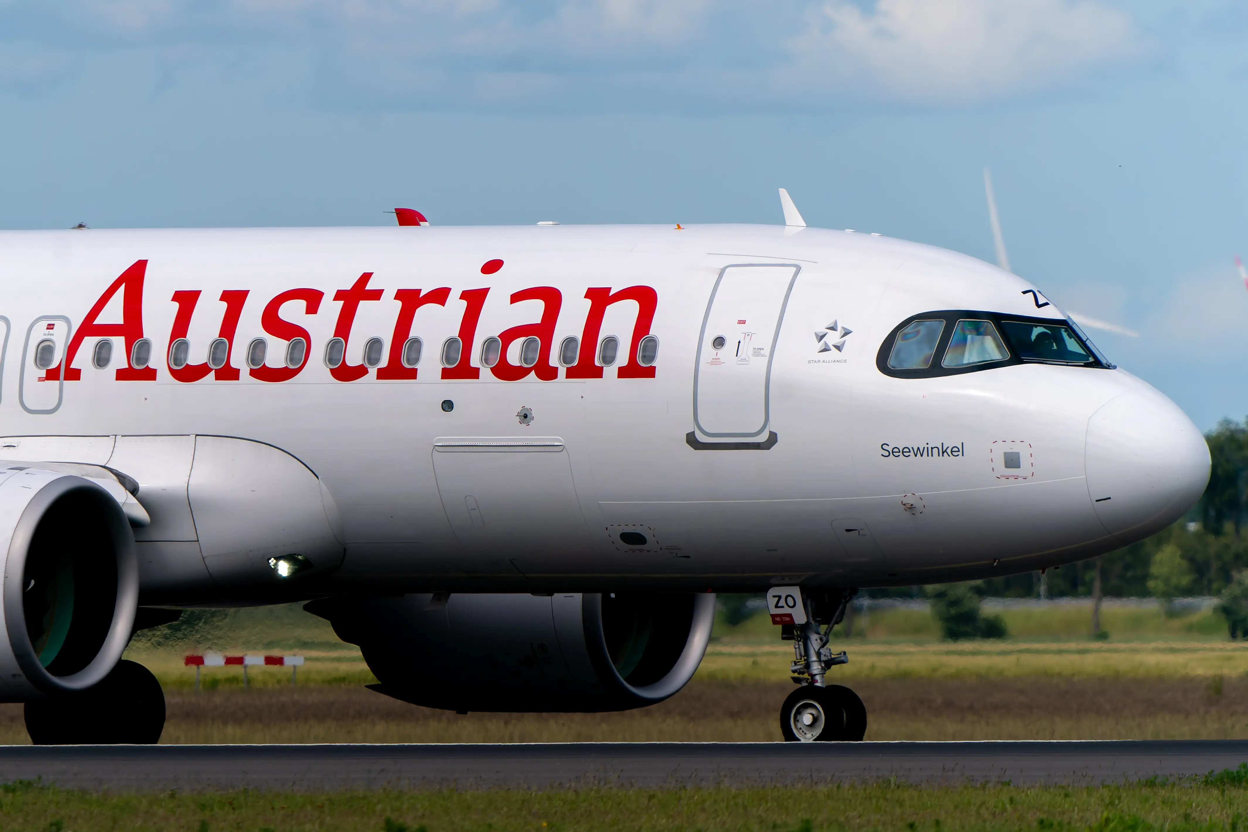 An Airbus A320-271N of Austrian Airlines from Vienna is seen arriving on Schiphol Airport on June 4, 2025 in Vijfhuizen, Netherlands.