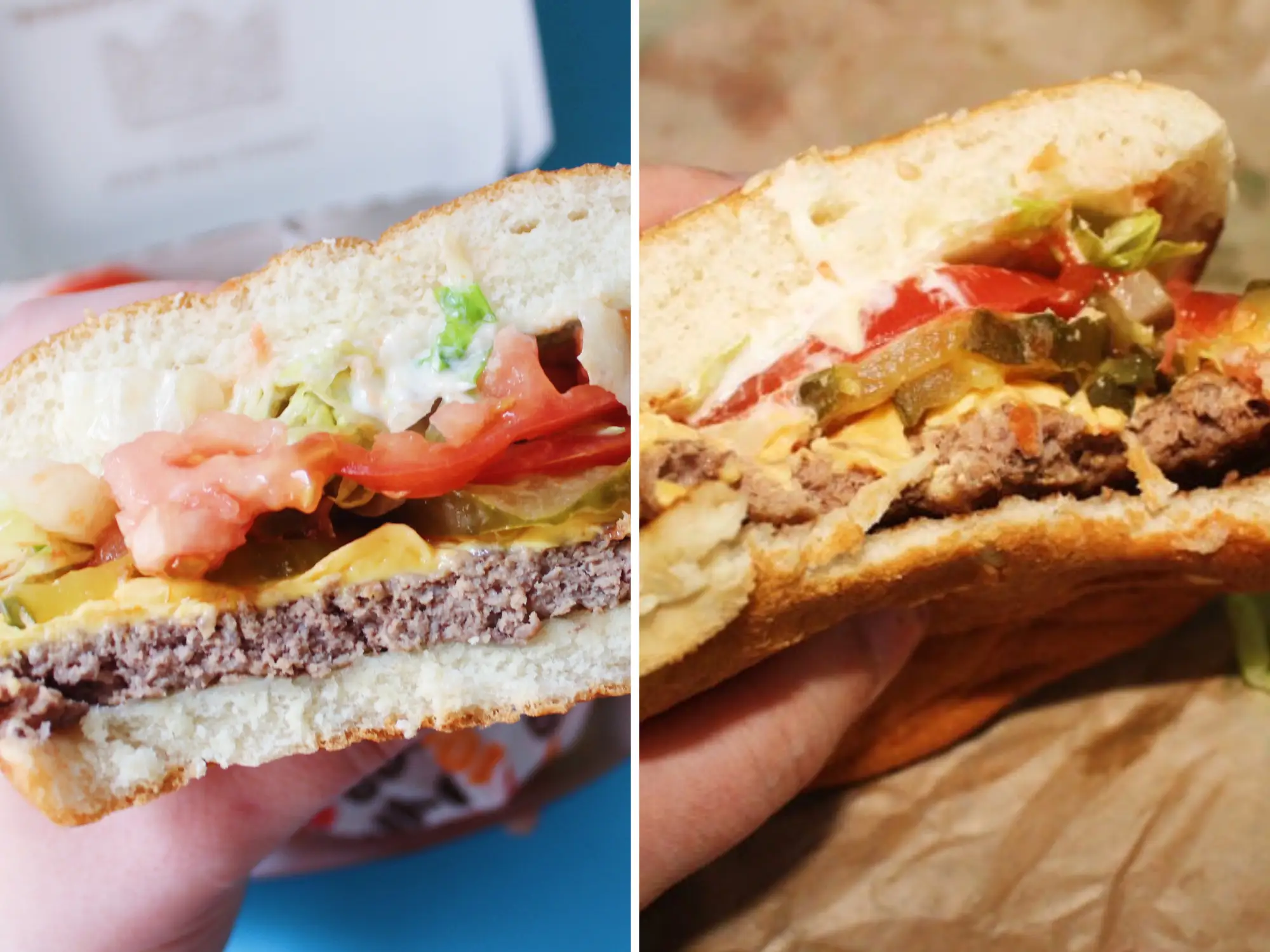 new whopper vs original