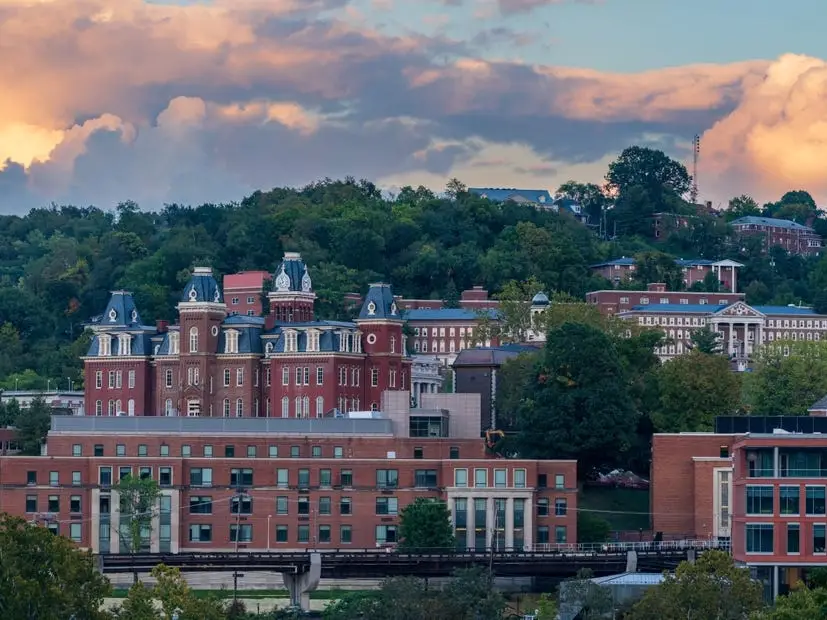 The old Woodburn Hall at West Virginia University in Morgantown.