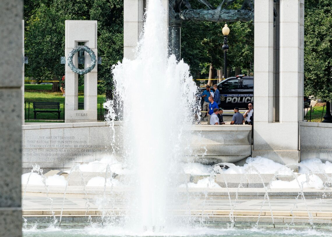 DOJ files charges against woman accused of vandalizing World War II Memorial