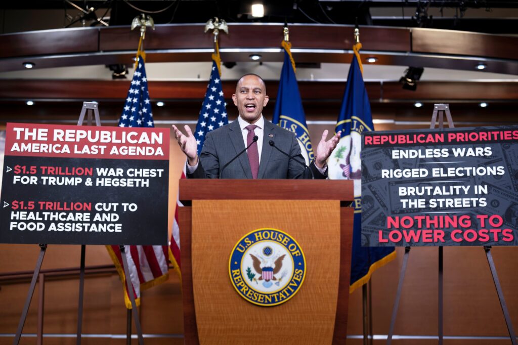 Trump says he’d ‘probably get along’ with Jeffries as House speaker