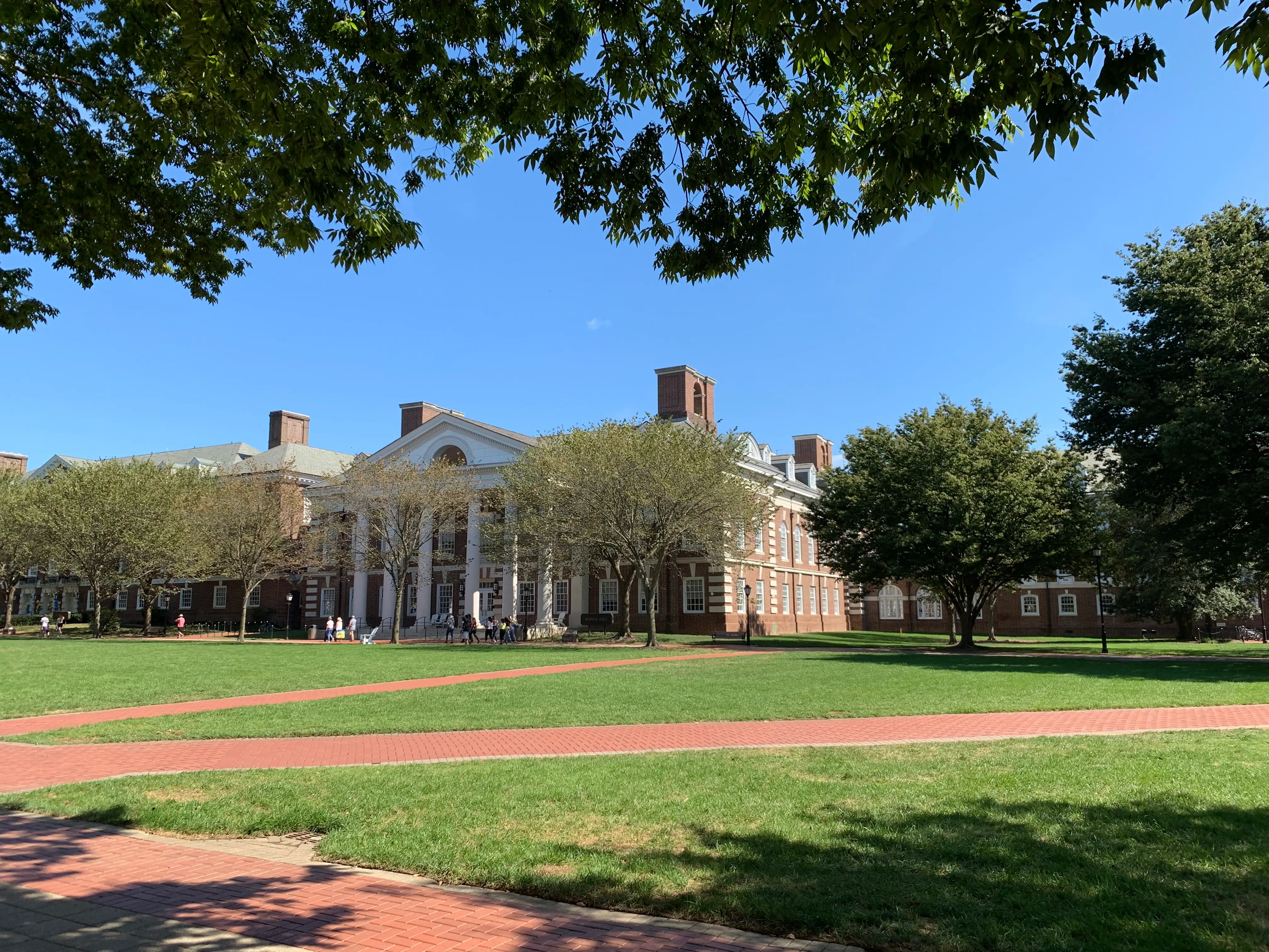 Newark, DE, USA September 21, DuPont Hall on the campus of the University of Delaware in Newark houses the schools construction and civil engineering department