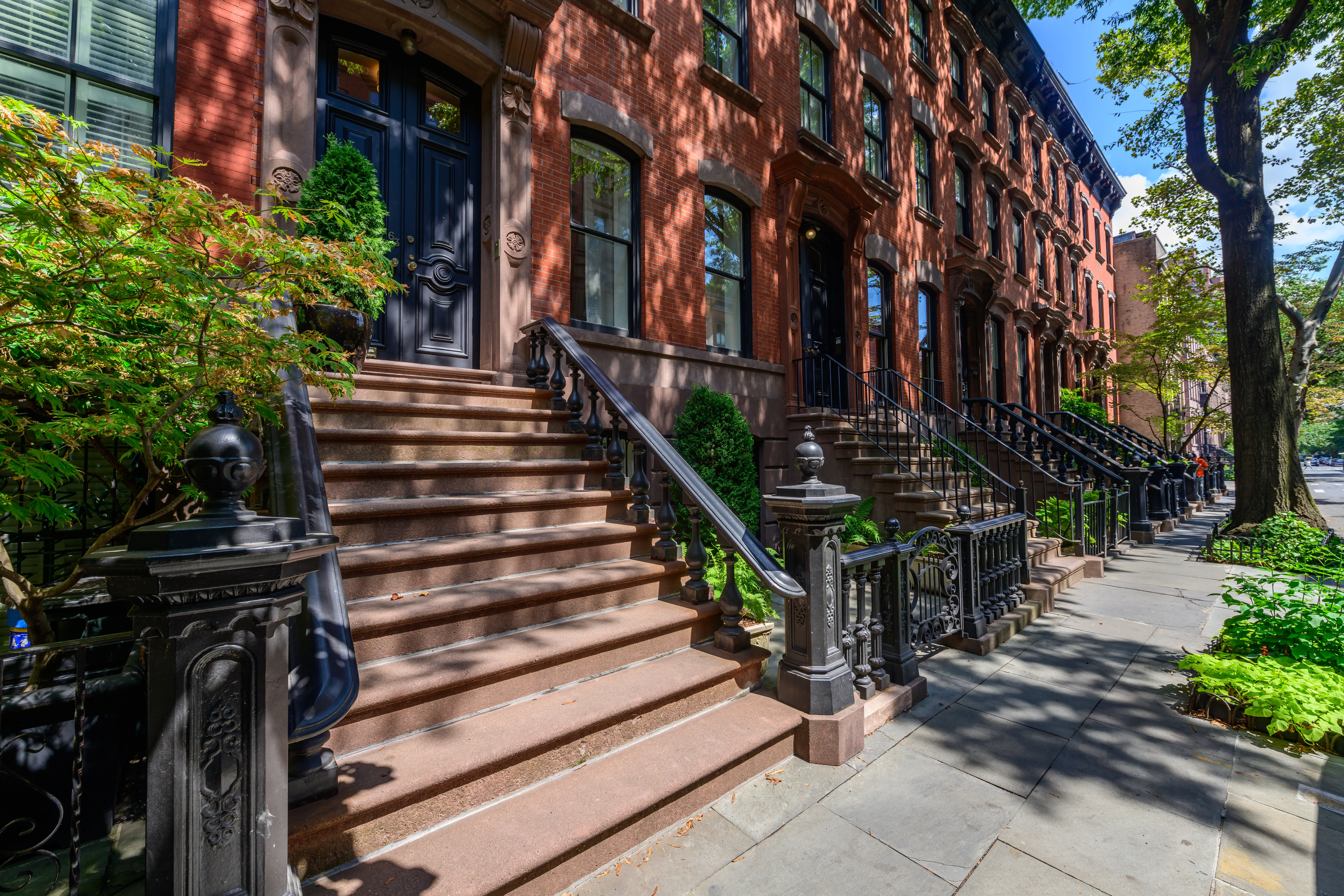 Perry street in the West Village in the New York City