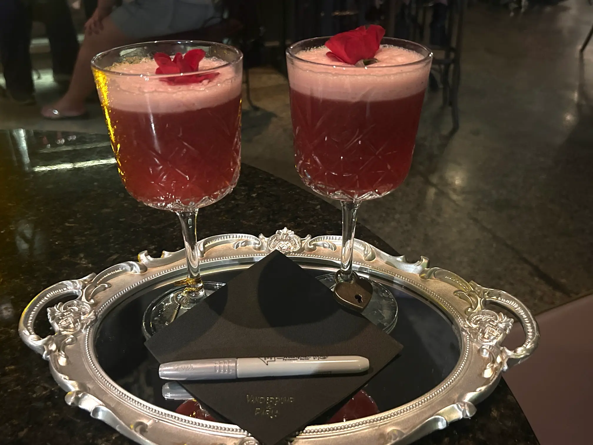 Lovelocked cocktails at Vanderpump a Paris