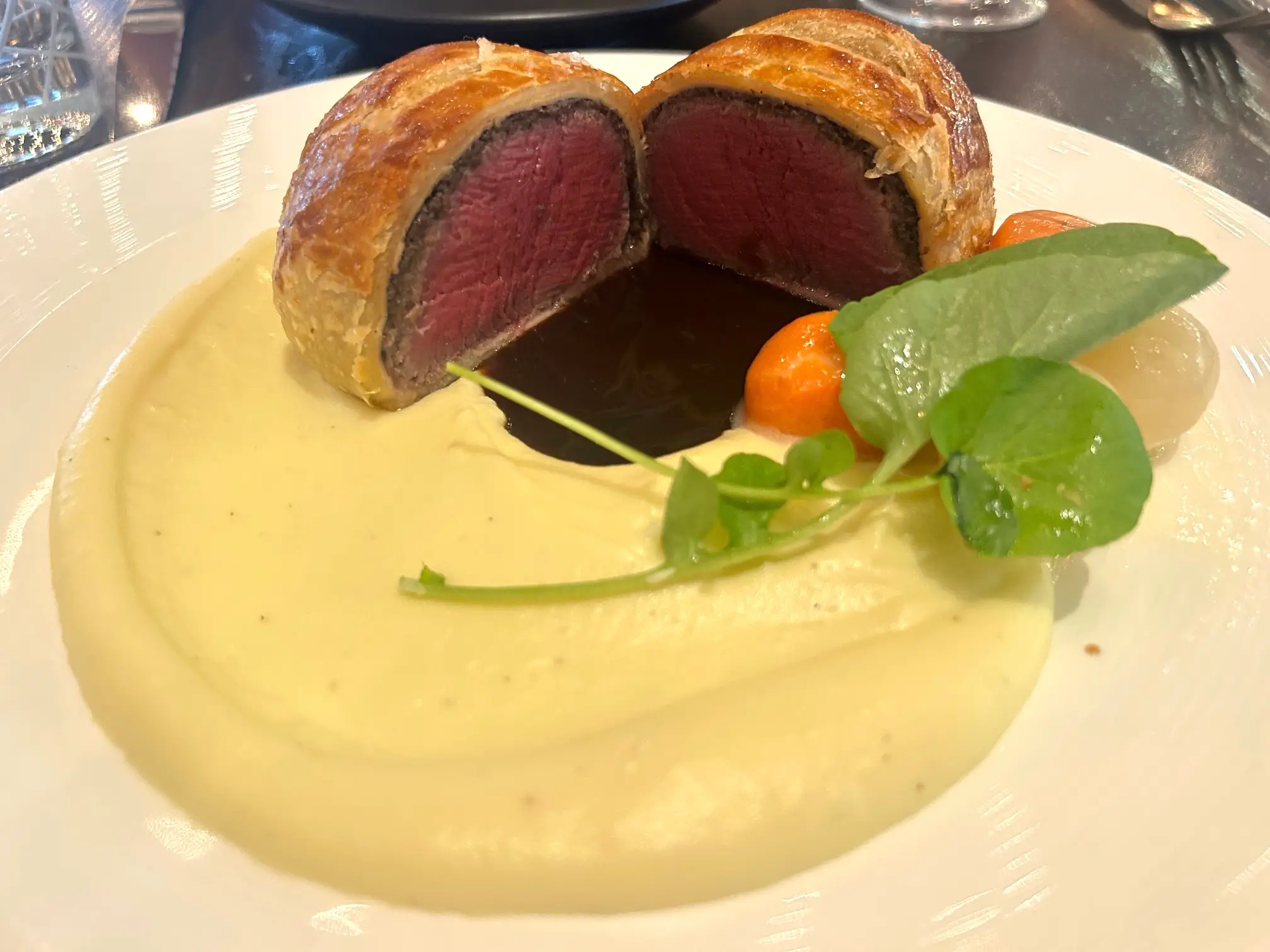 Beef Wellington at Hell's Kitchen Las Vegas
