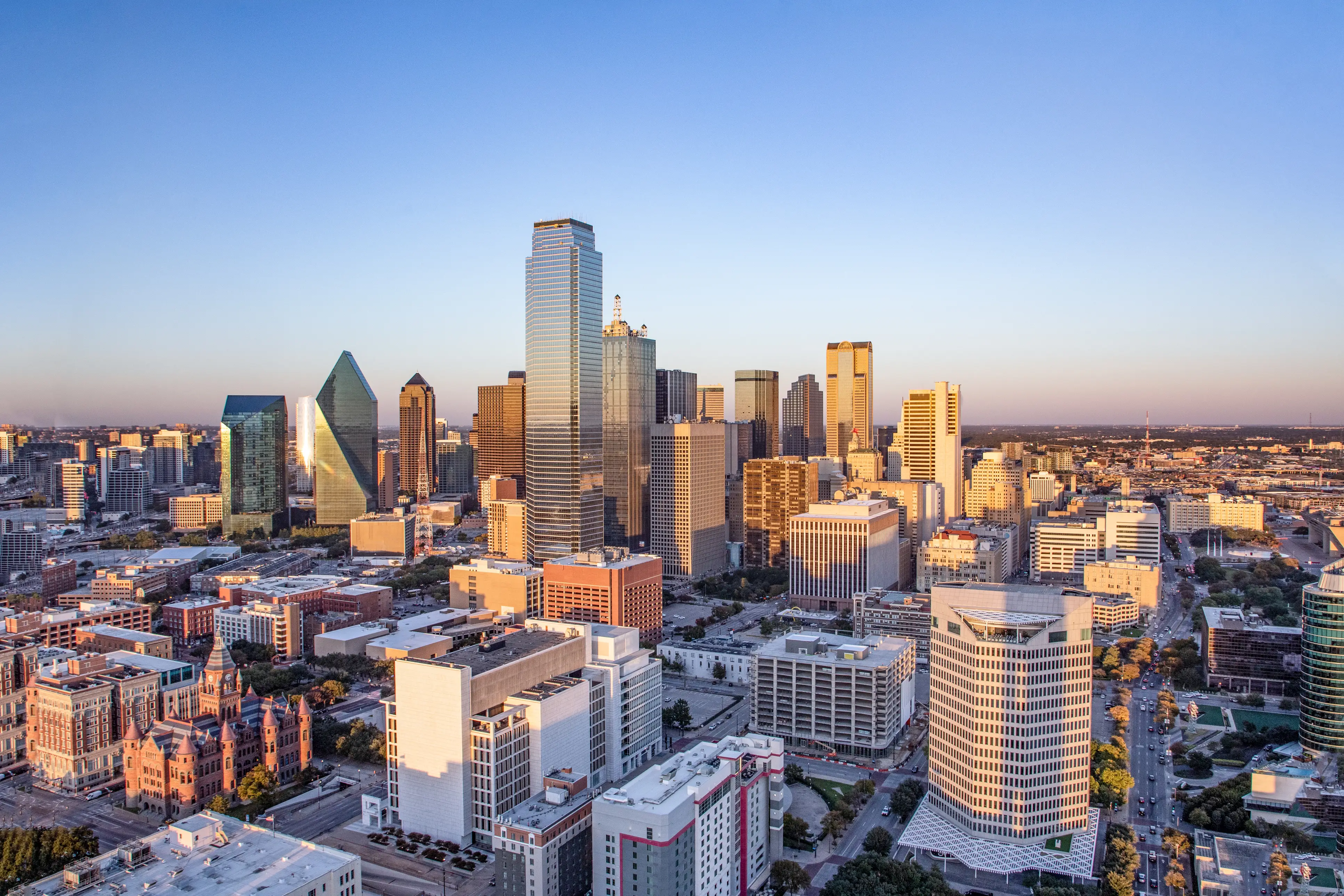 Buildings in Dallas, Texas.