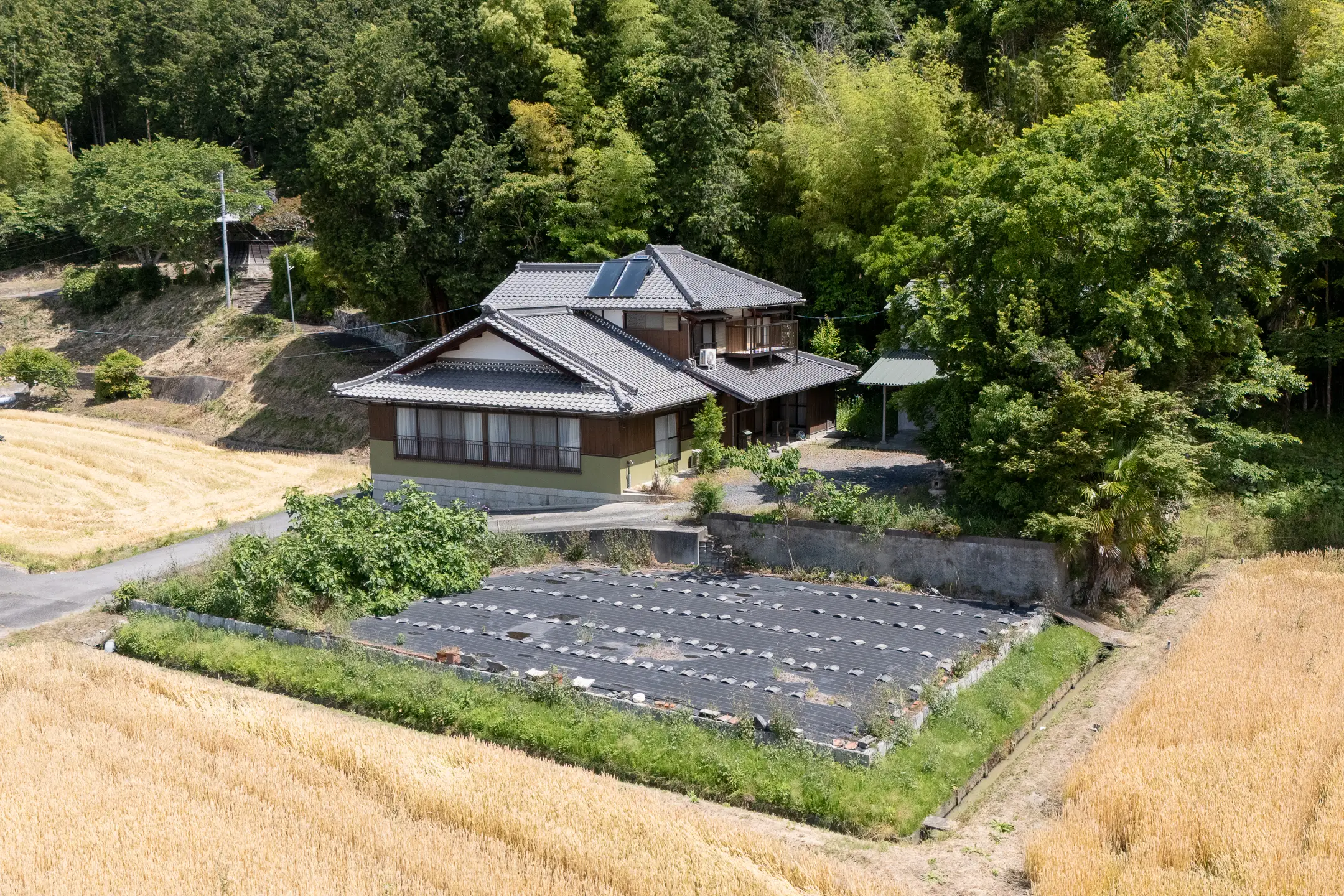 The exterior of their house.