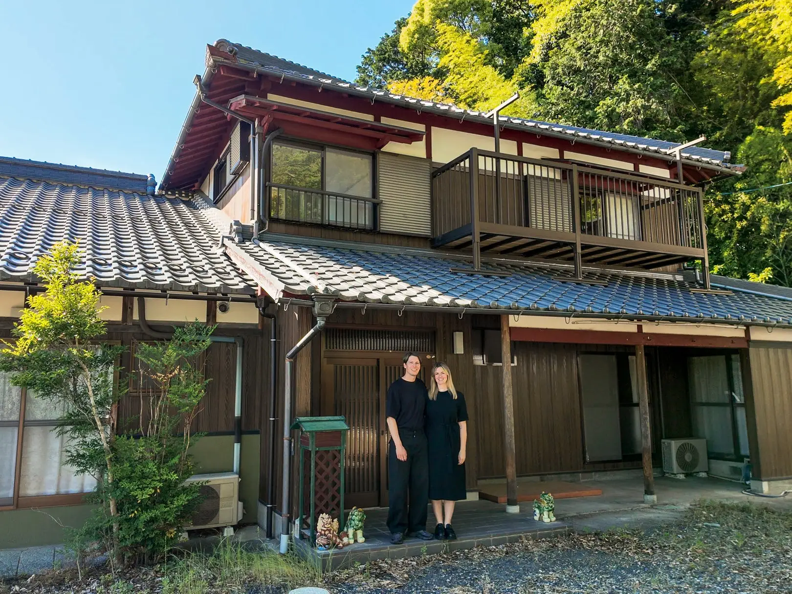 The exterior of their akiya.