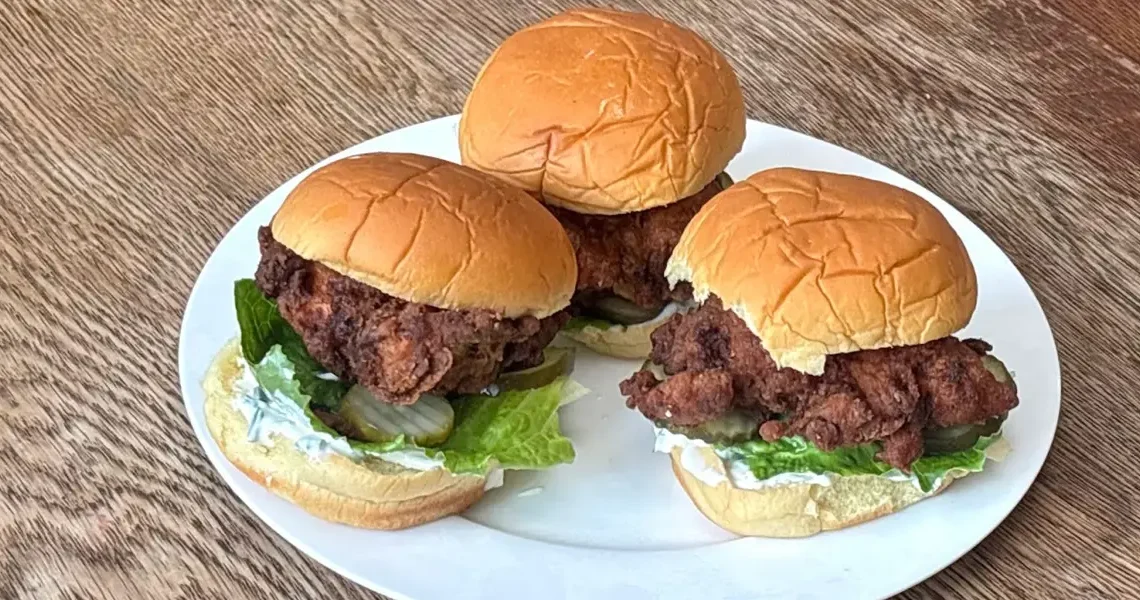I made Ina Garten’s fried-chicken sandwiches. They were fantastic — and the air fryer made the leftovers a hit, too.