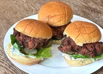 I made Ina Garten’s fried-chicken sandwiches. They were fantastic — and the air fryer made the leftovers a hit, too.