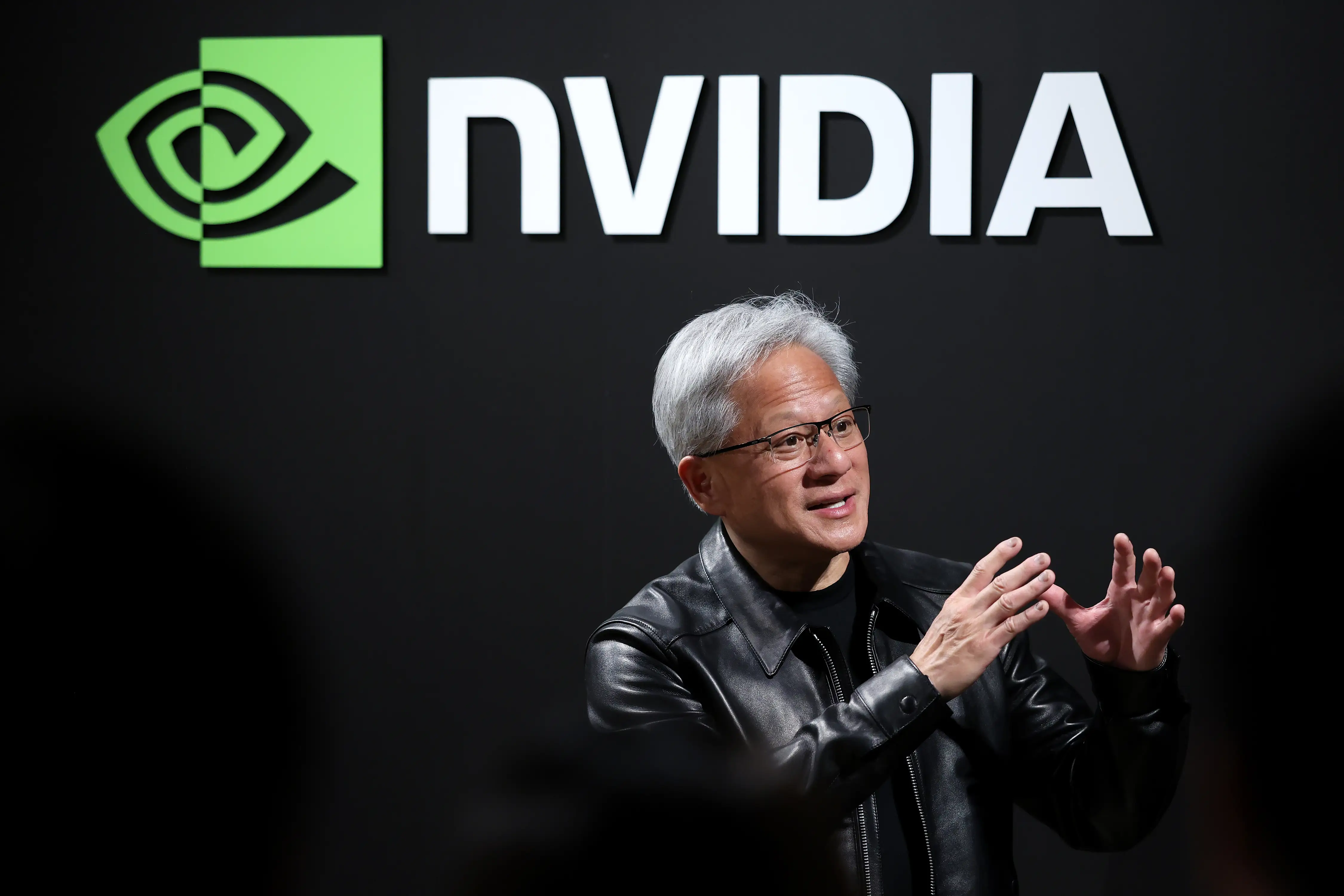 jensen huang nvidia logo july 2026