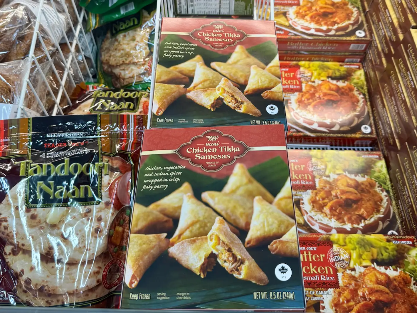 Trader Joe's mini chicken tikka samosas.