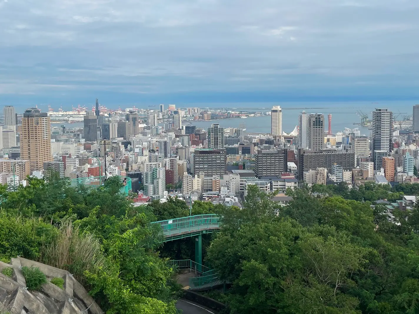 View of a skyline in Japan