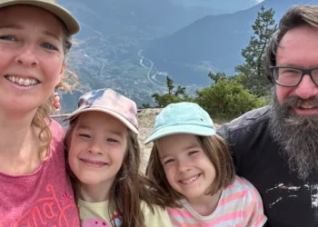 My family of 4 moved into a camper van for a year. I ran my business on the road, while my husband homeschooled our twins.