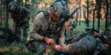 Military medics train to keep casualties alive until evacuation. In the next war, that could take days, or even weeks.