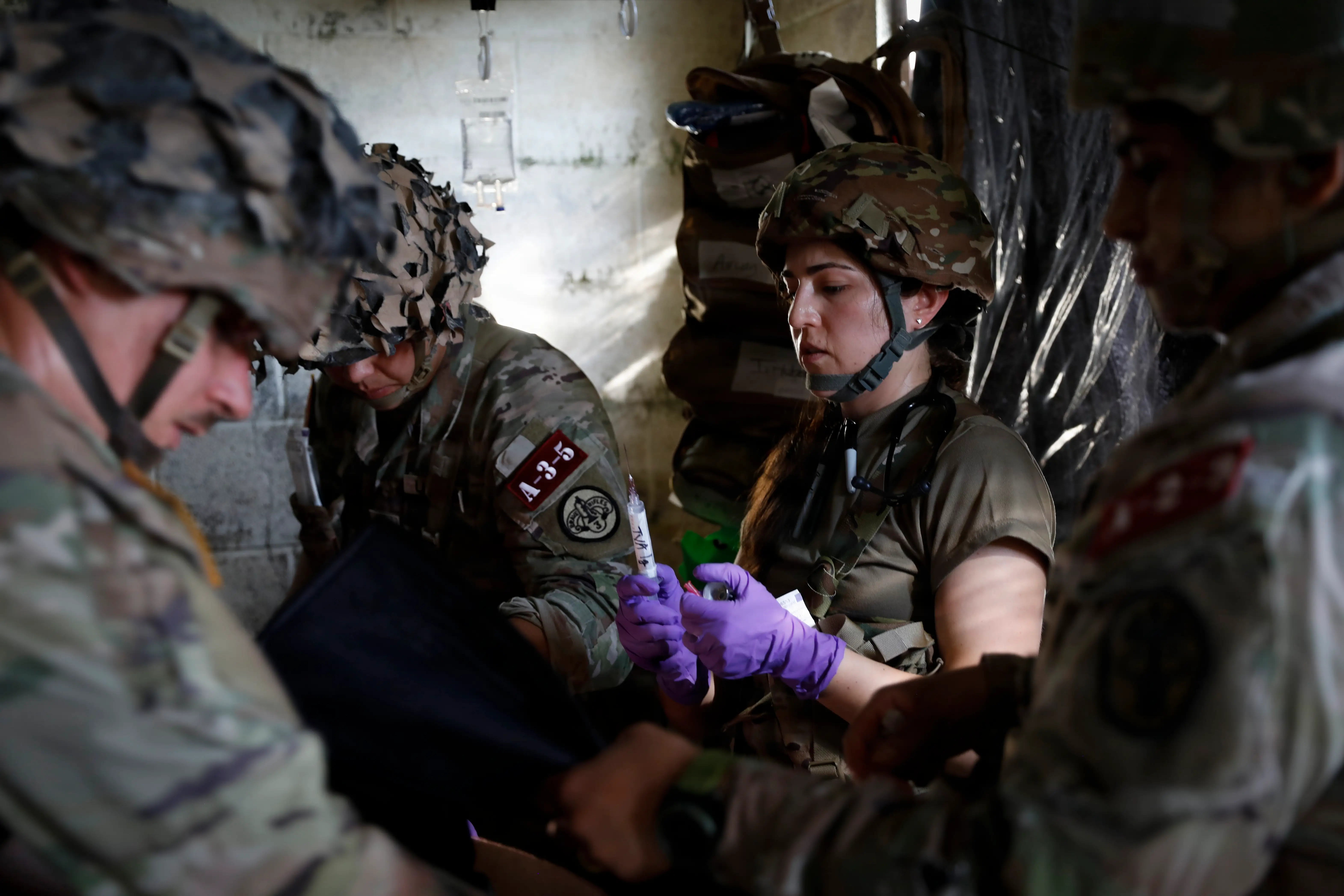 Army medics provide prolonged care to simulated casualties Fort Hood, Texas, June 2, 2026.