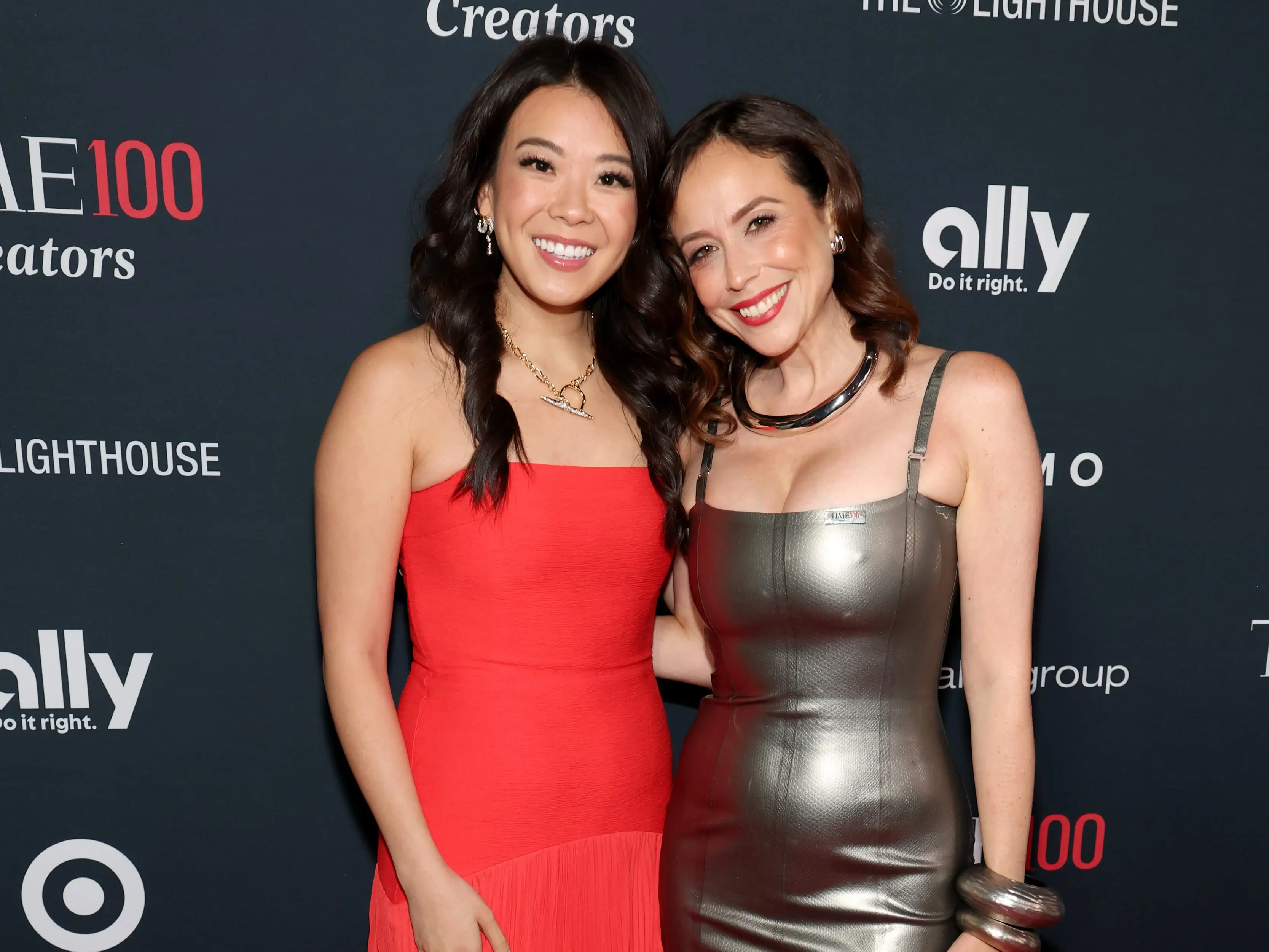 Vivian Tu and Shira Lazar attend the 2026 TIME100 Creators Event on July 30, 2026 in New York City. (Photo by Kevin Mazur/Getty Images for TIME)