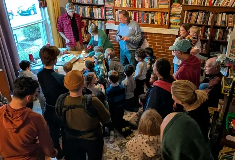 We skipped the expensive birthday venue. Our muddy backyard was better for 90 kids.