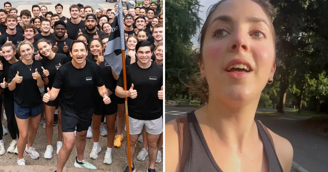 Blackstone’s Jon Gray goes jogging and goes viral. I took a run with him.