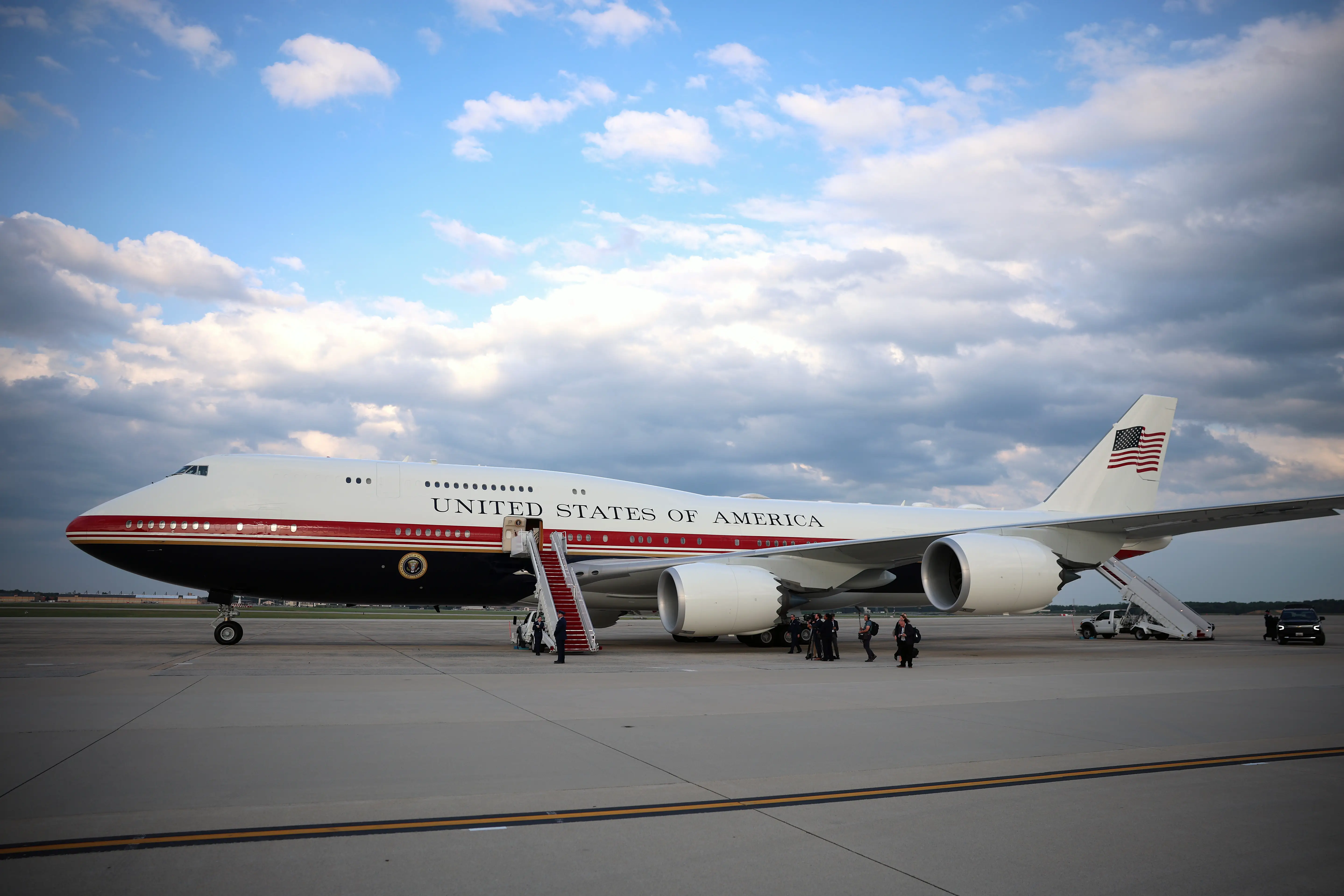 Trump's new Air Force One.