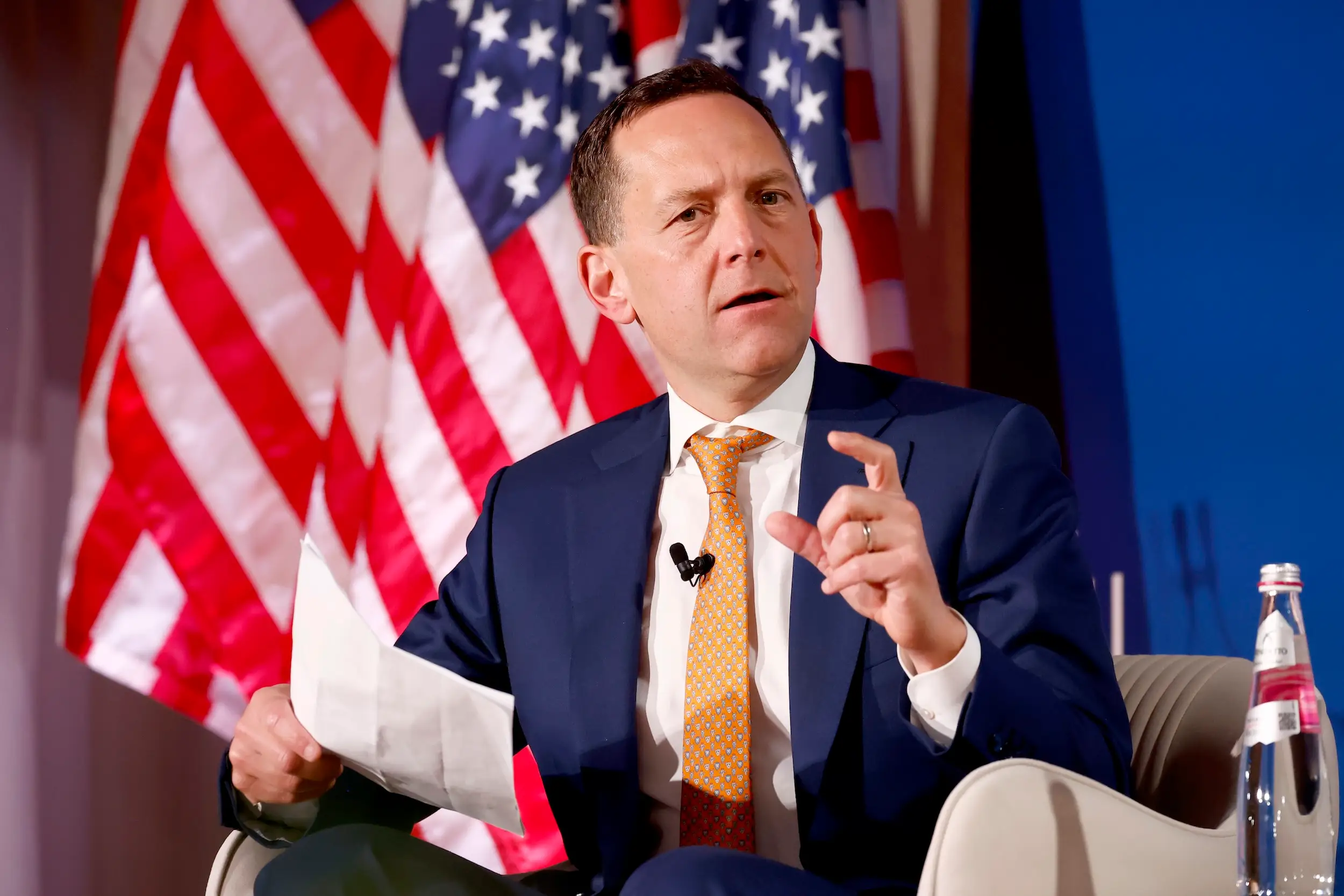 David Friedberg talks during an event