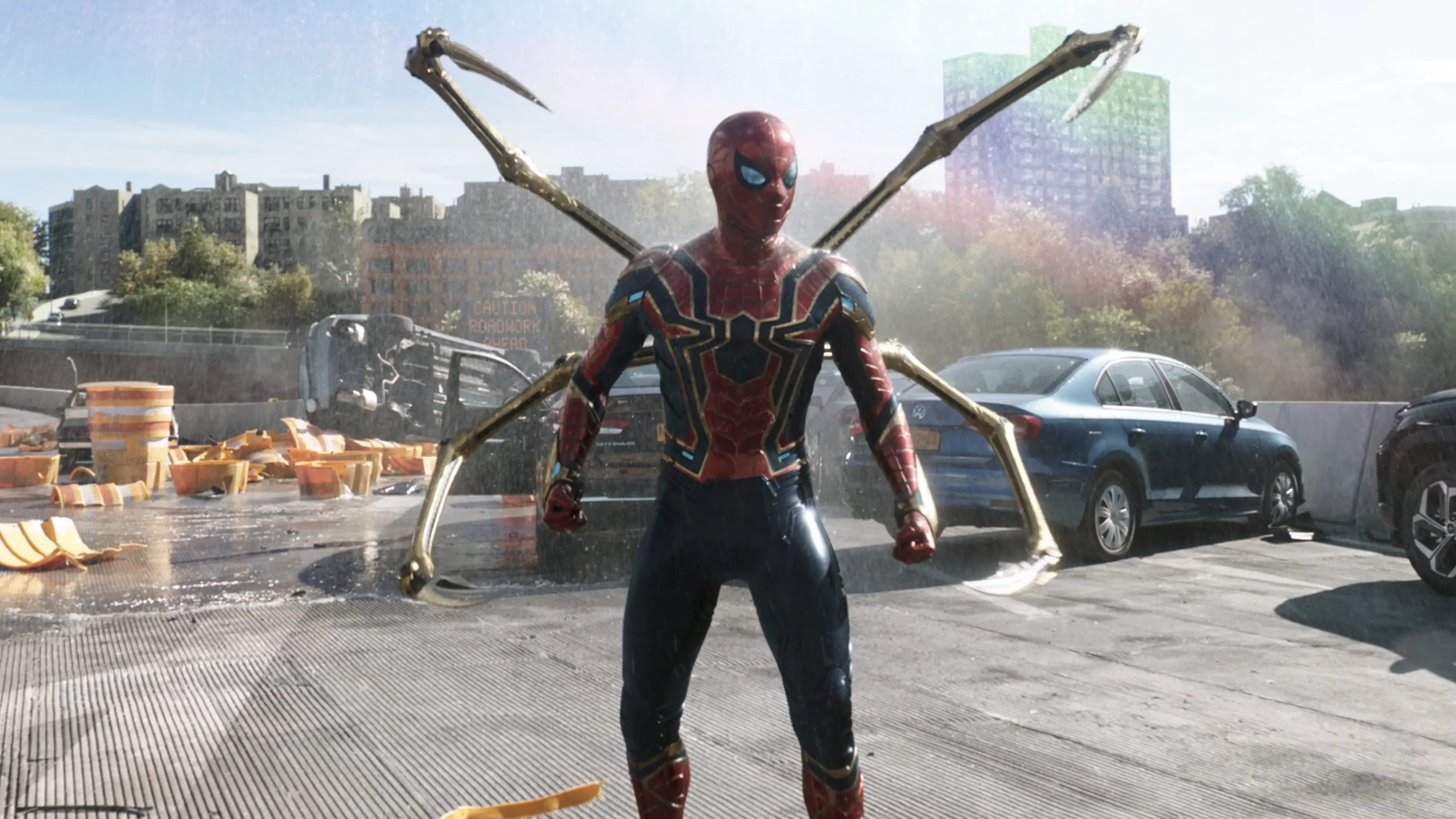 Spider man in claw costume