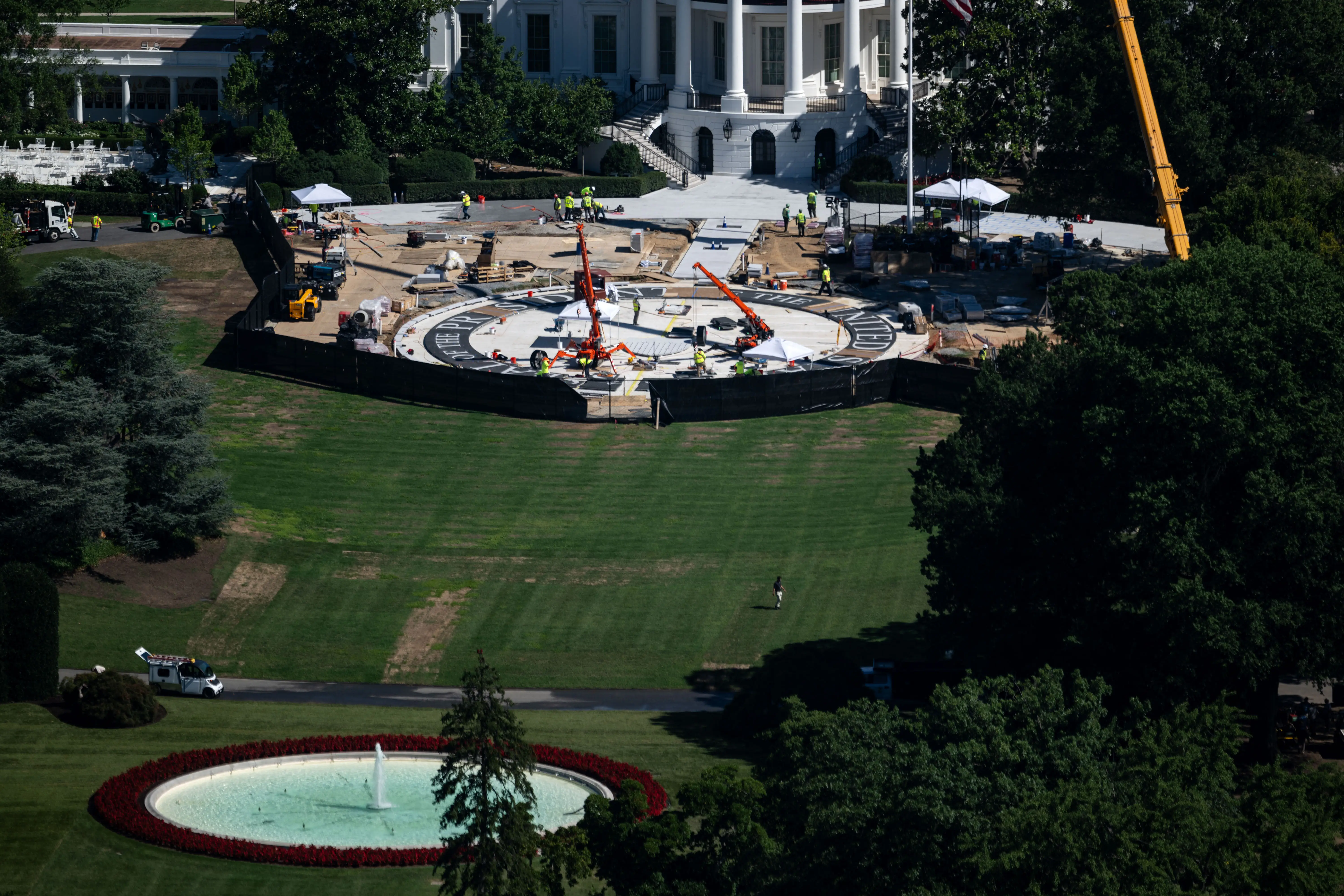 The South Lawn of the White House