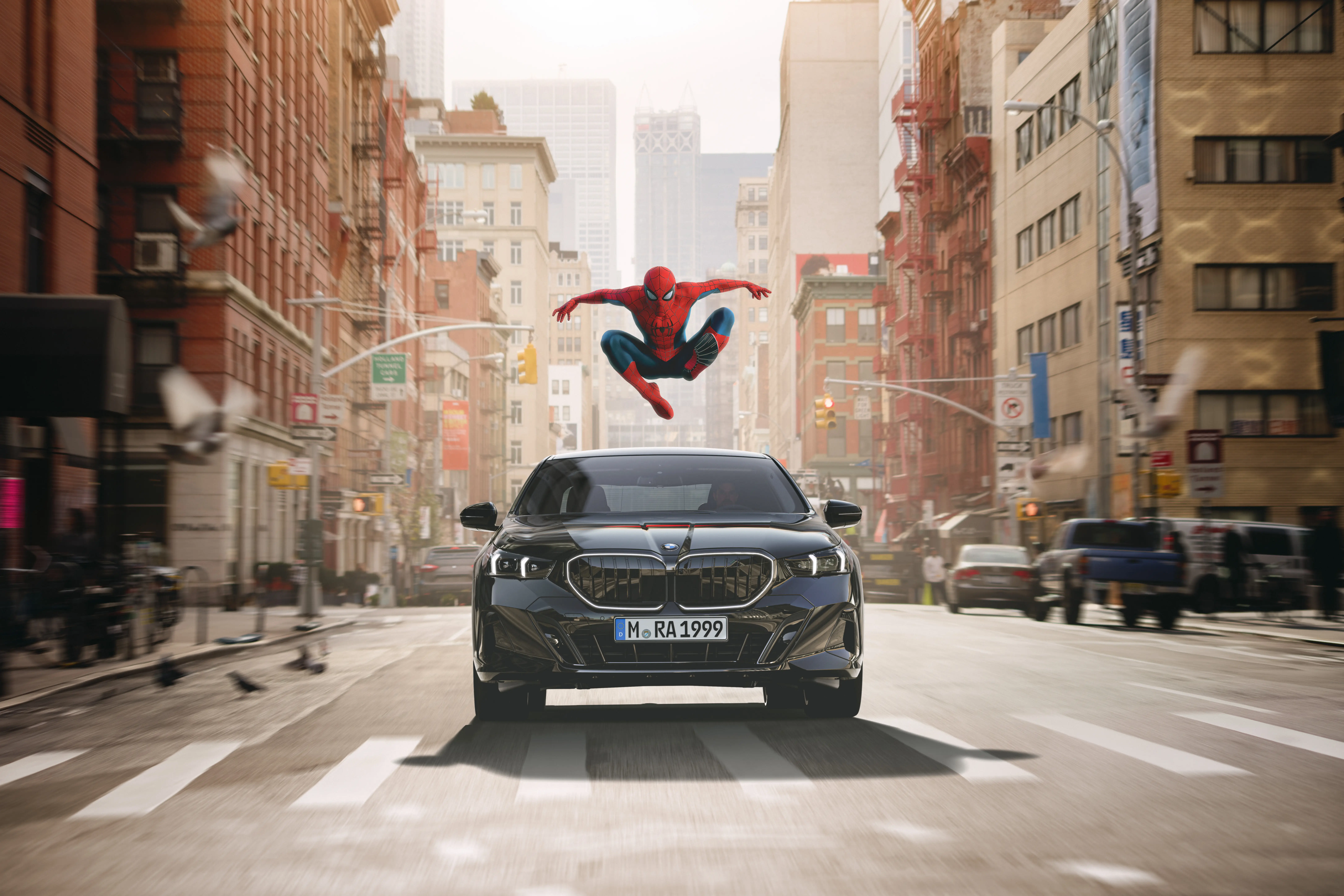 spiderman bmw ad