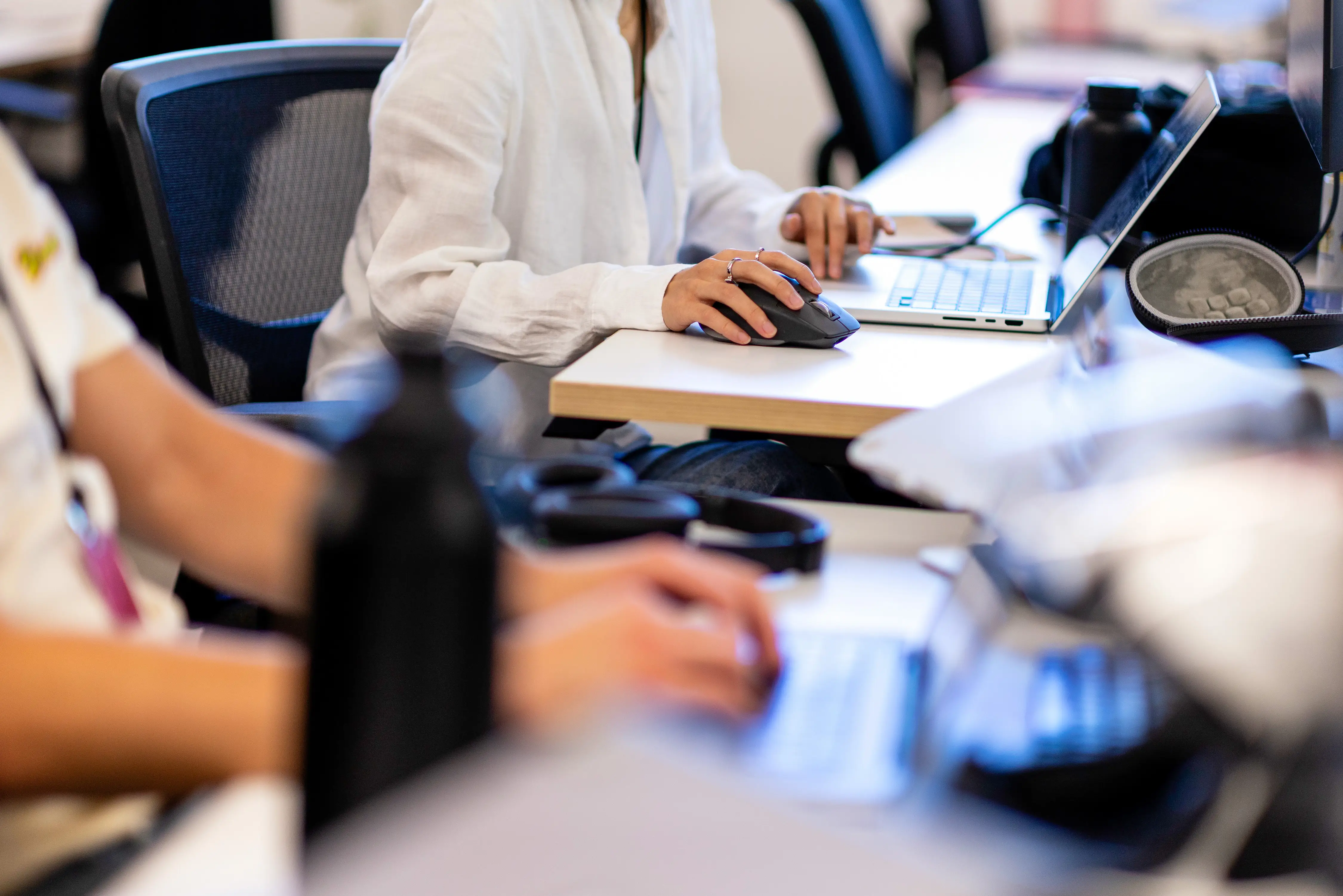 Employees at the Canva Pty Ltd. headquarters in Sydney on Thursday, in April 2026