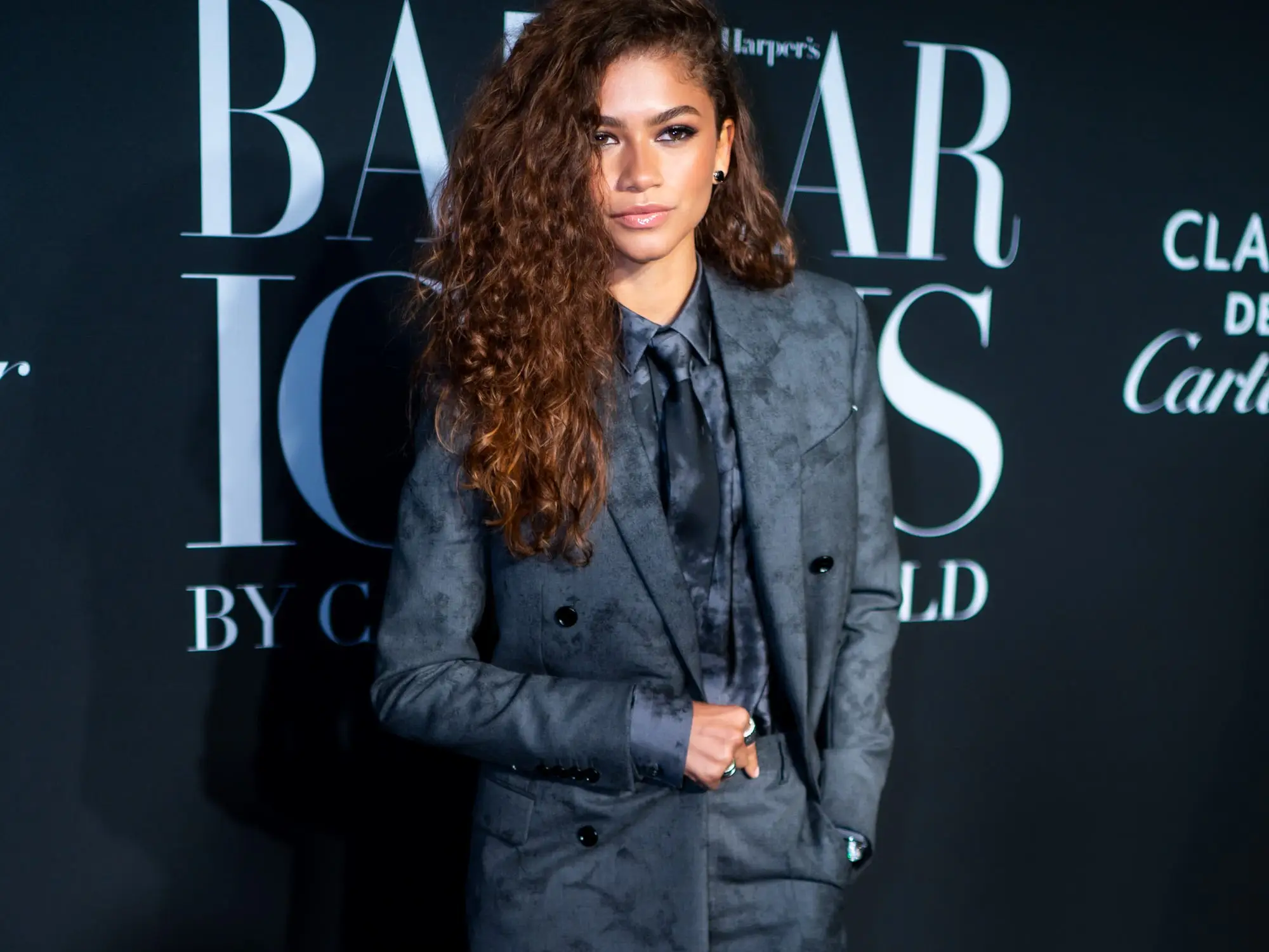 Zendaya attends 2019 Harper's Bazaar ICONS at the Plaza Hotel on September 06, 2019 in New York City.