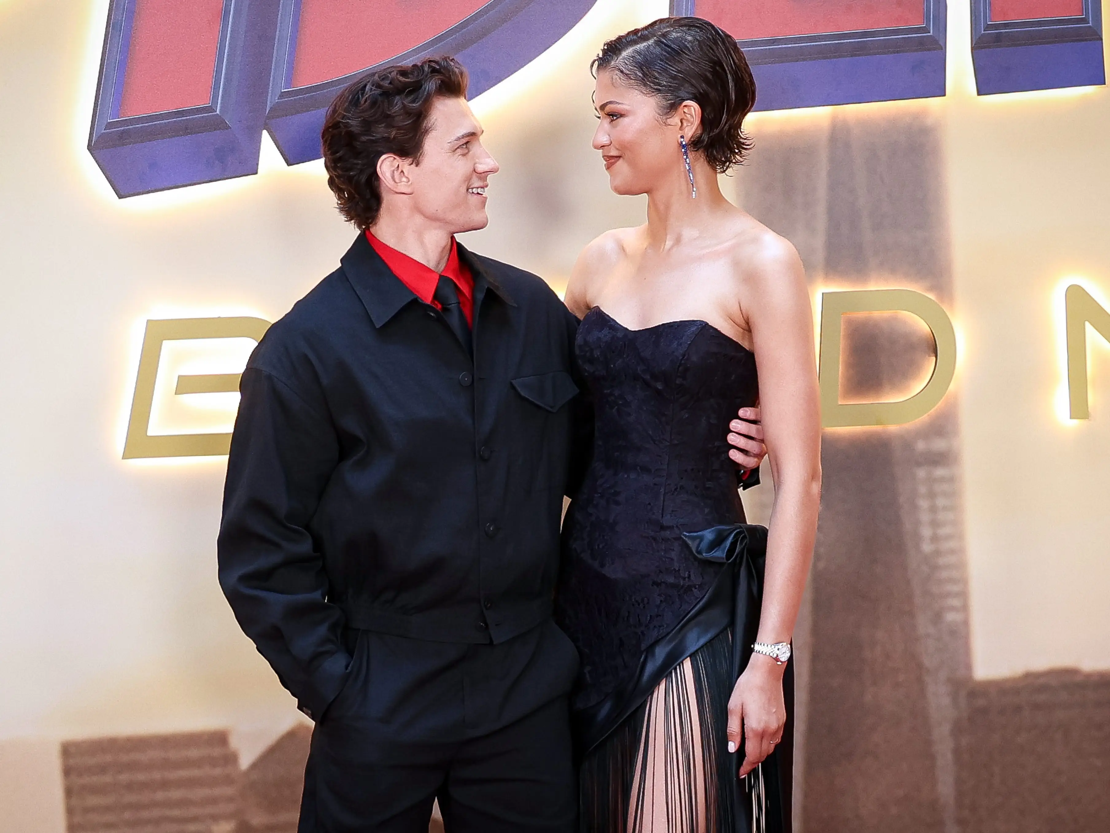 Tom Holland and Zendaya attend the 