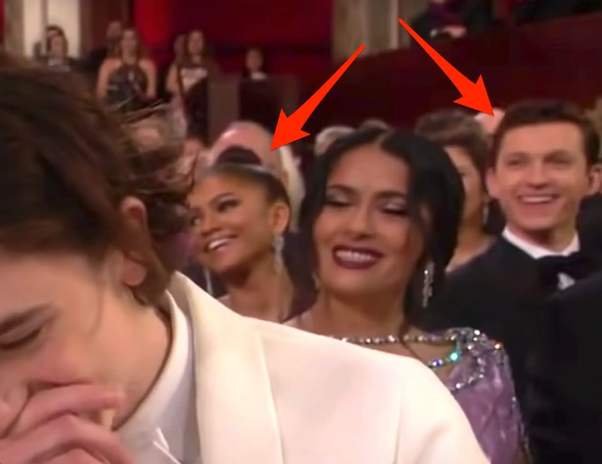 zendaya and tom holland at the oscars